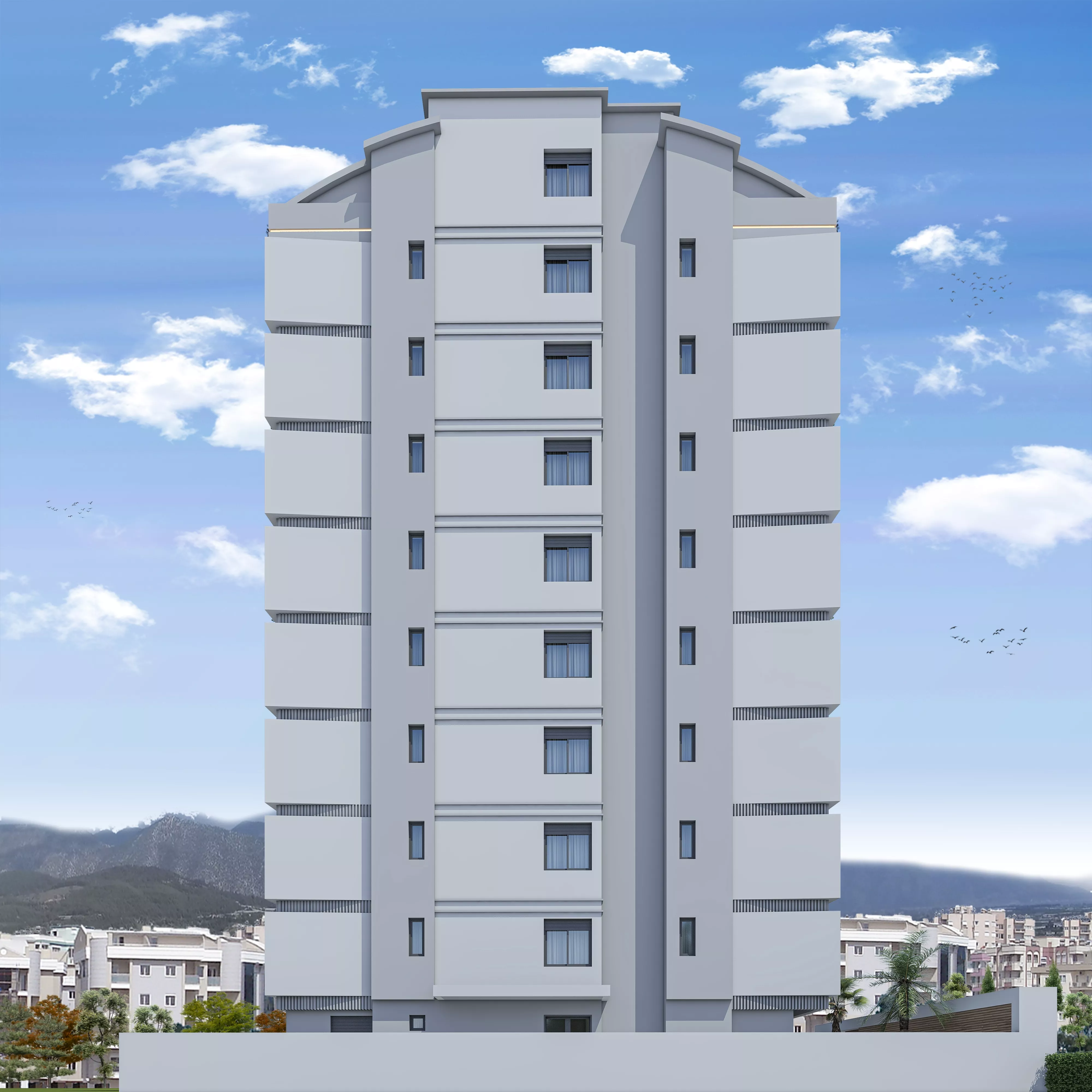 Продажа: квартиры 1+1, 2+1, 3+1 в Анталье, Looks Downtown 2