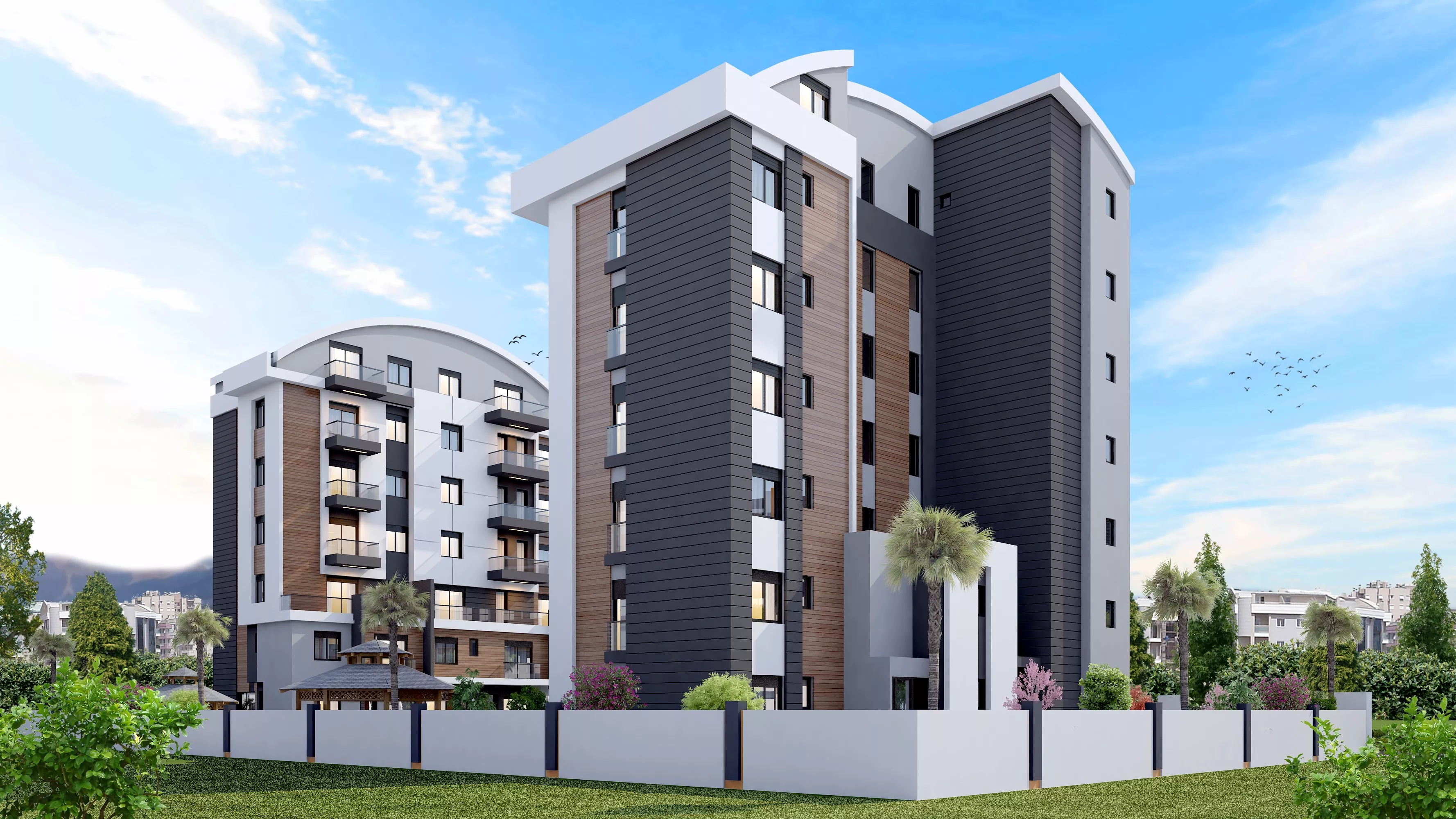 Modern Apartments for Sale in Altıntaş, Antalya