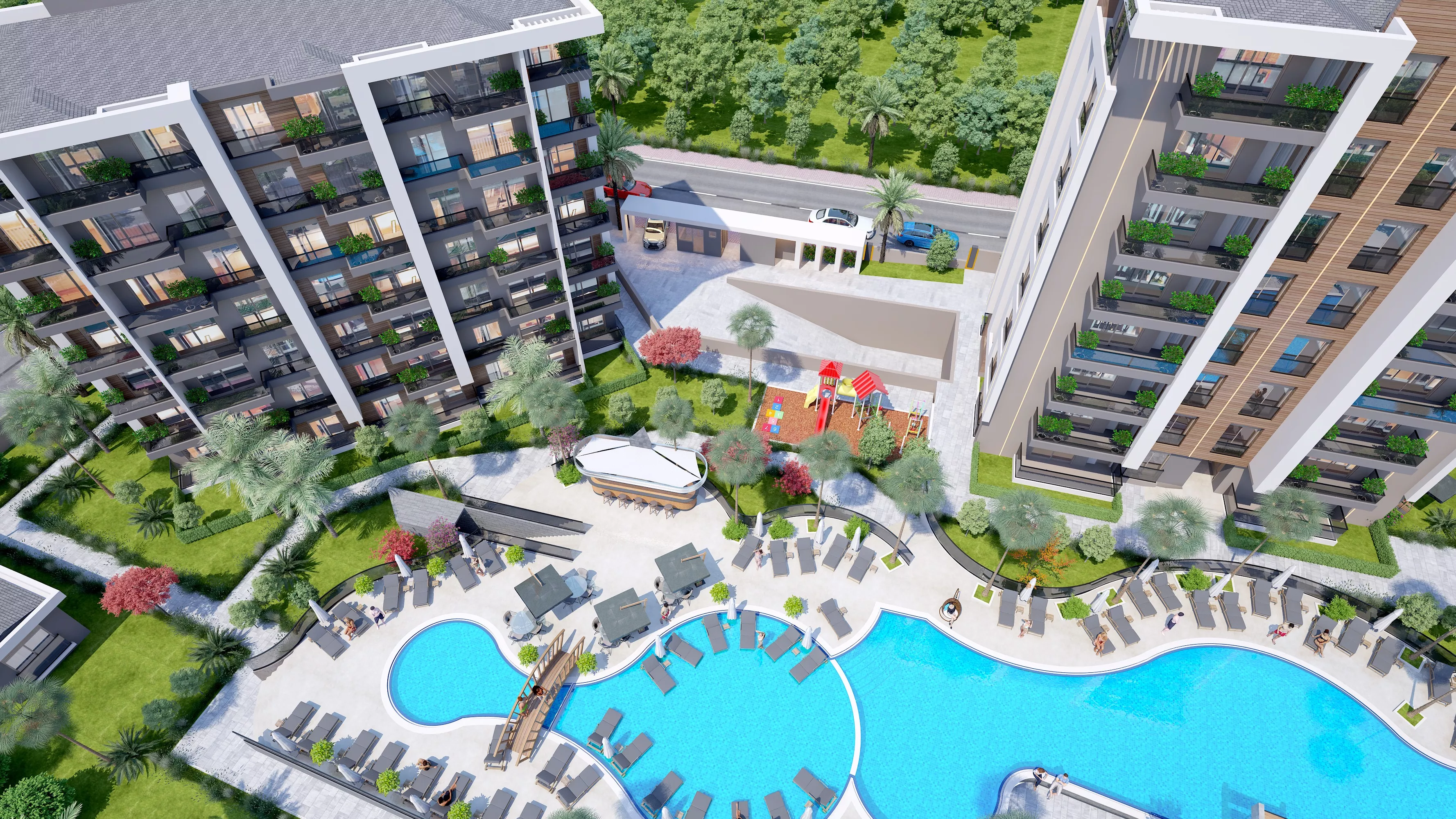 Modern Apartments for Sale in Altıntaş, Antalya