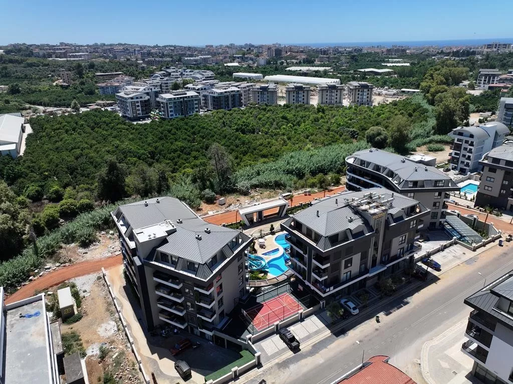 Moderne 1+1-Wohnung in Alanya Oba zum Verkauf