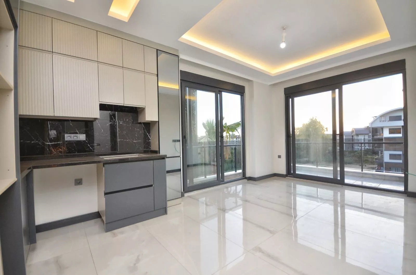 Moderne 1+1-Wohnung in Alanya Oba zum Verkauf