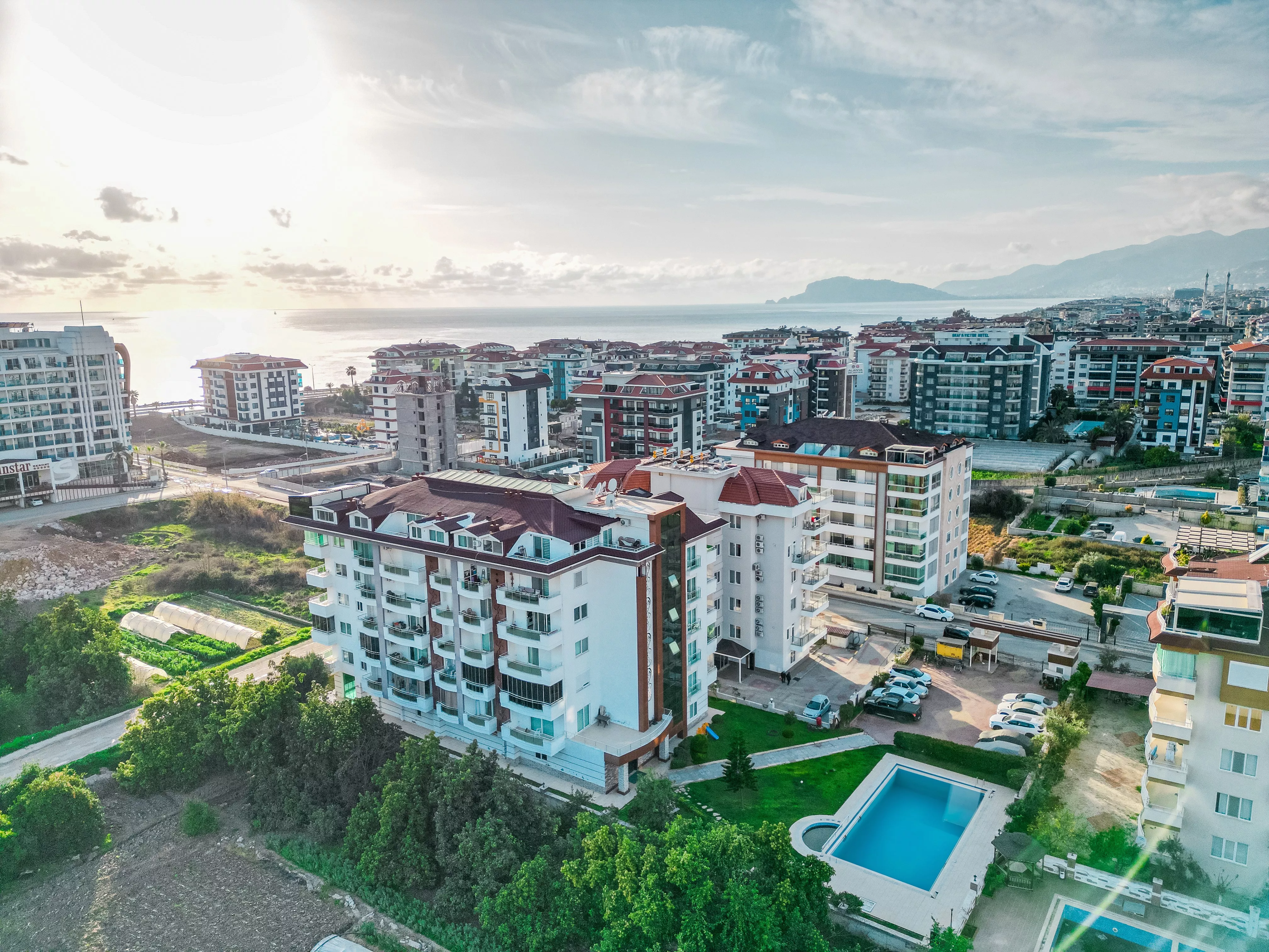 Satılık 1+1 Daire - Alanya Kestel, Deniz Manzaralı