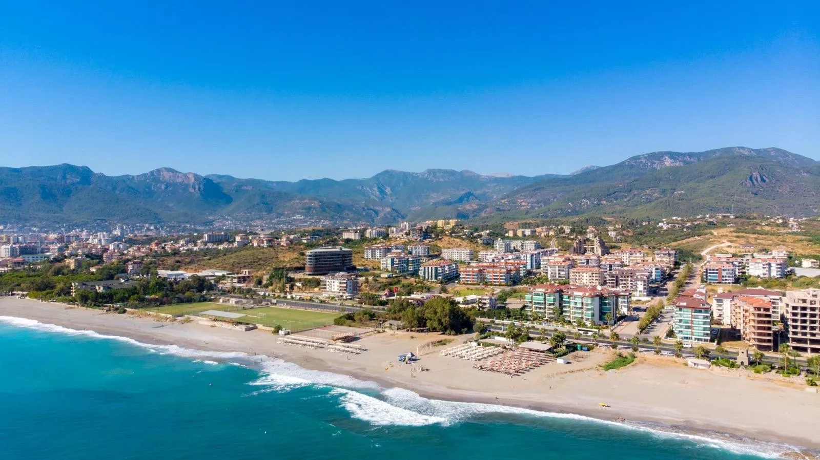 Seafront 1+1 Apartment for Sale in Alanya Kestel