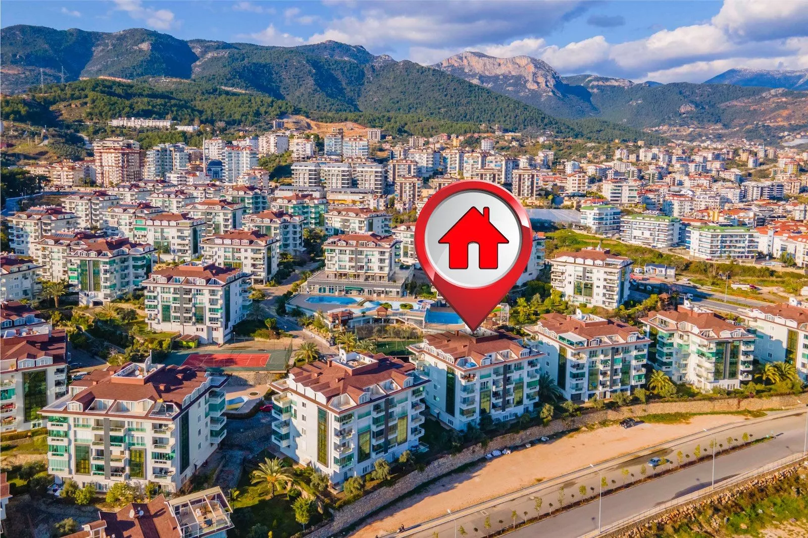 Alanya Oba’da Doğa Manzaralı Eşyalı Satılık 1+1 Daire