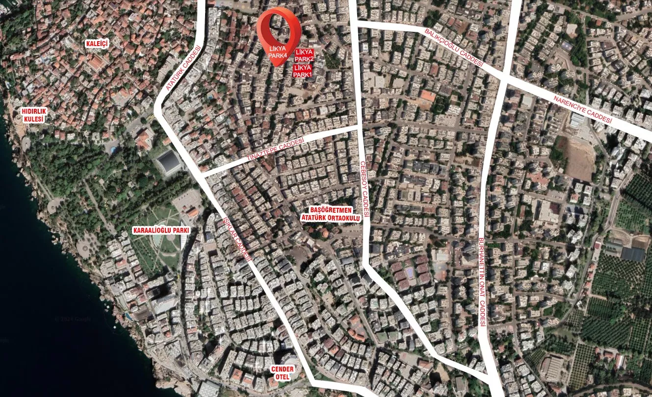 Moderne Wohnungen zum Verkauf in Antalya Muratpaşa