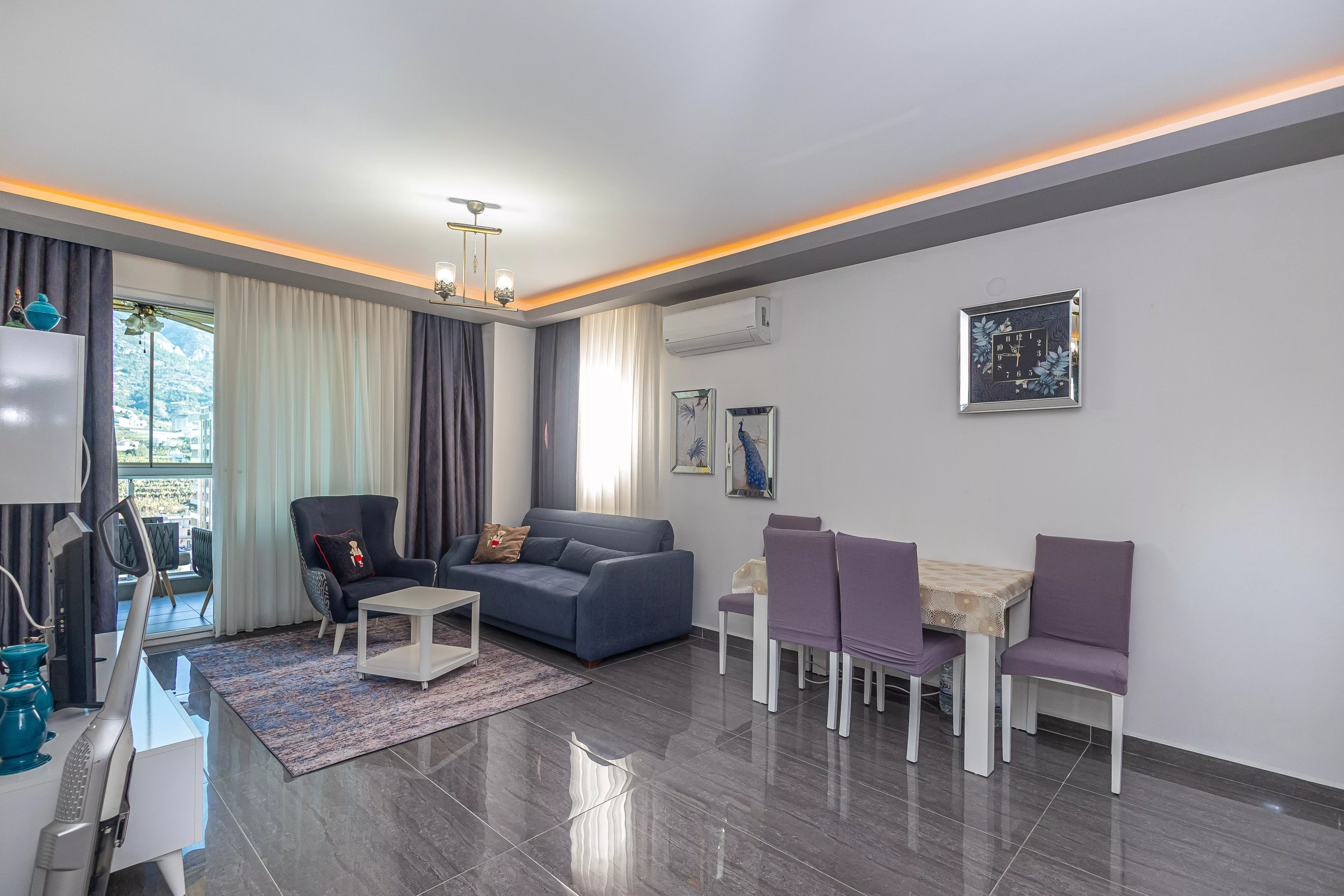 Alanya Mahmutlar’da 1+1 Satılık Eşyalı Daire –Konforlu Yaşam