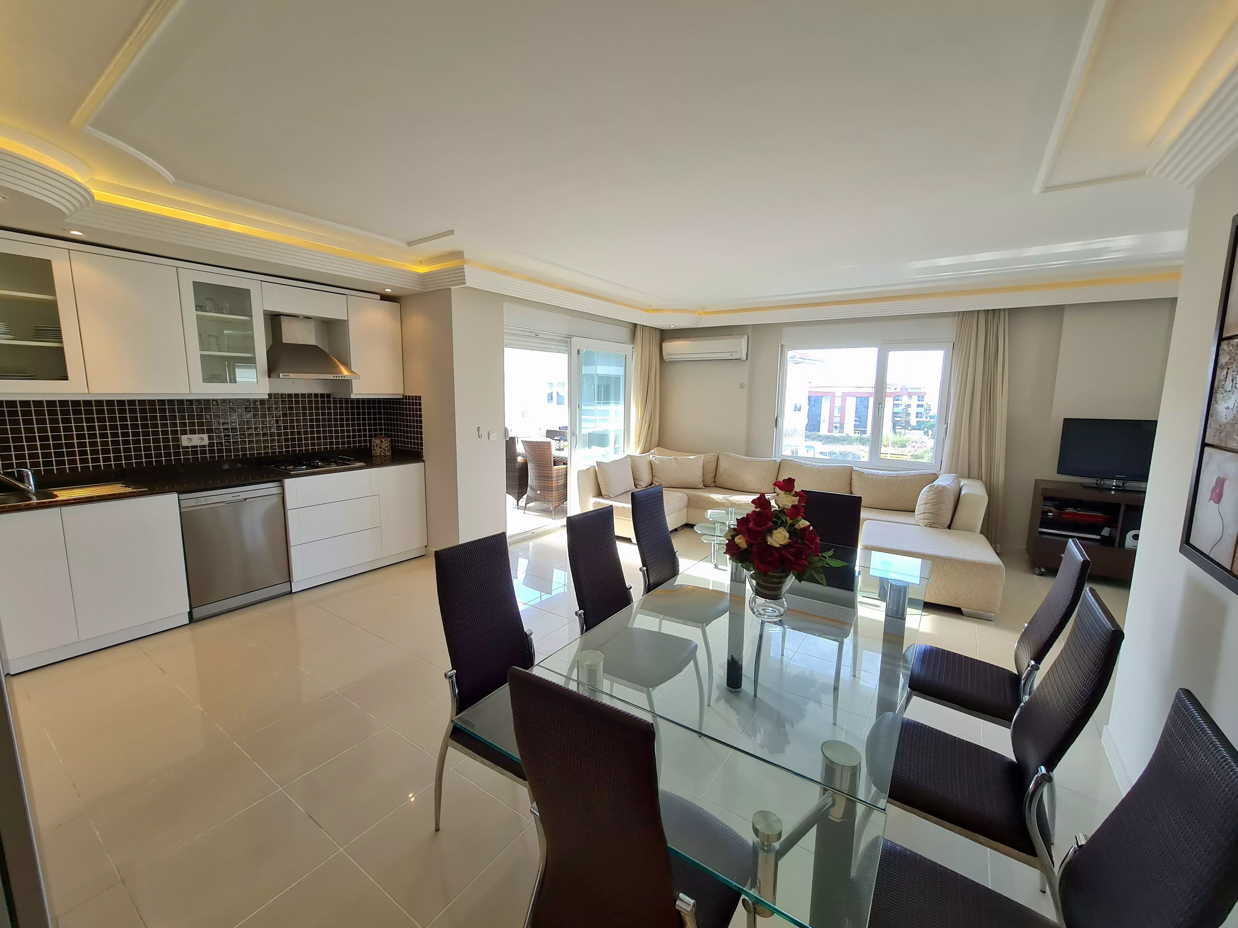 Furnished 3+1 Duplex for Sale in Alanya Oba