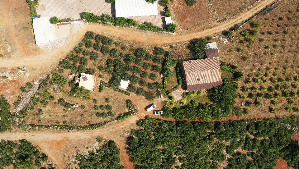 Natural Stone House for Sale in Antalya Kepez 19,000 m² Land