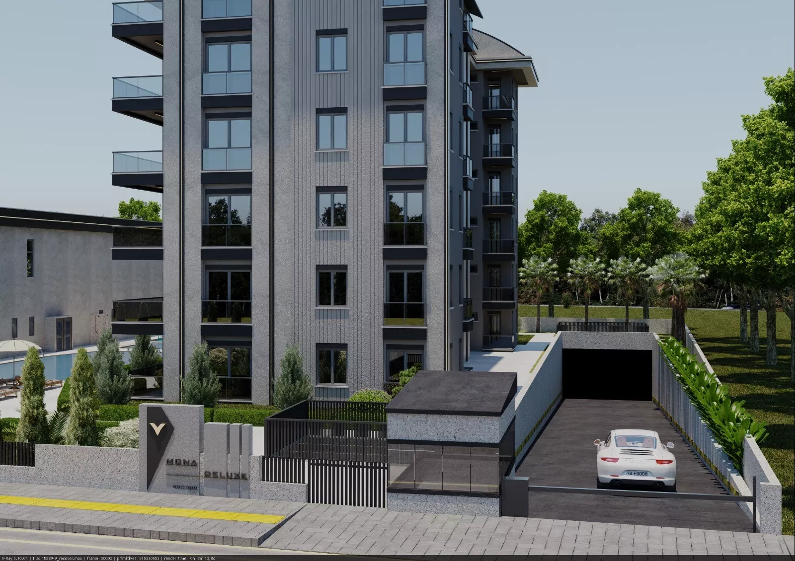 Квартиры и коммерческие помещения Mona Deluxe Аксу Анталья