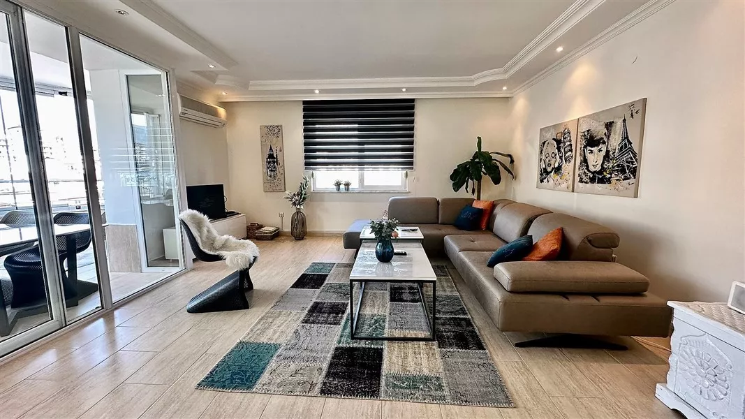 Furnished 3+1 Apartment for Sale in Alanya Cikcilli