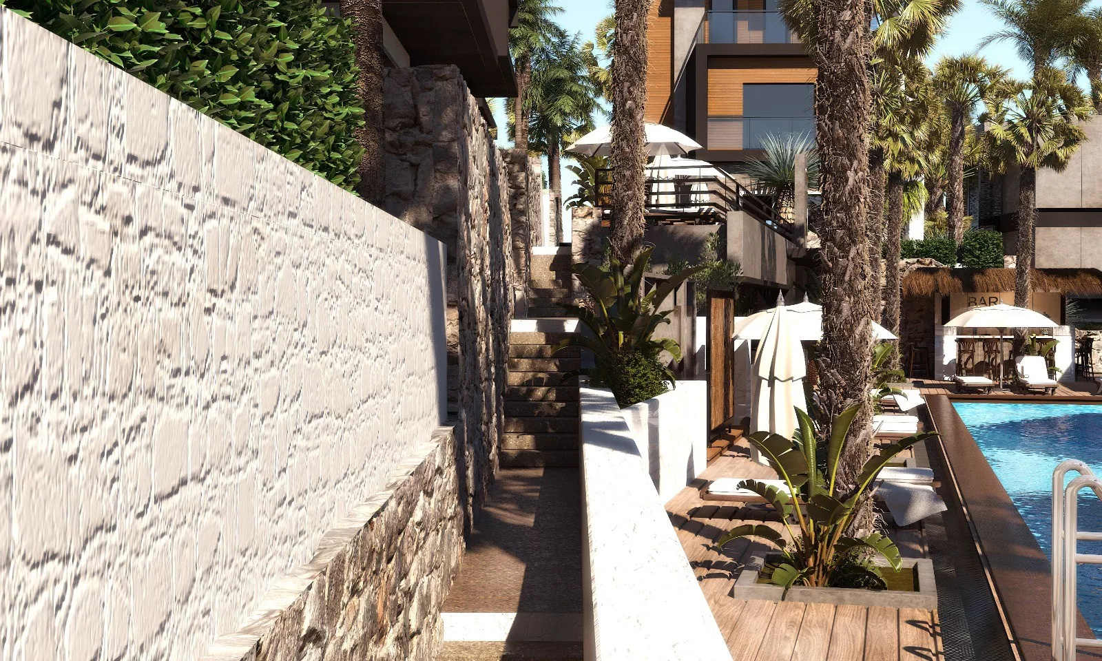 فلل 4+1 للبيع في سيدا، أنطاليا | فيلات MYRA PORT