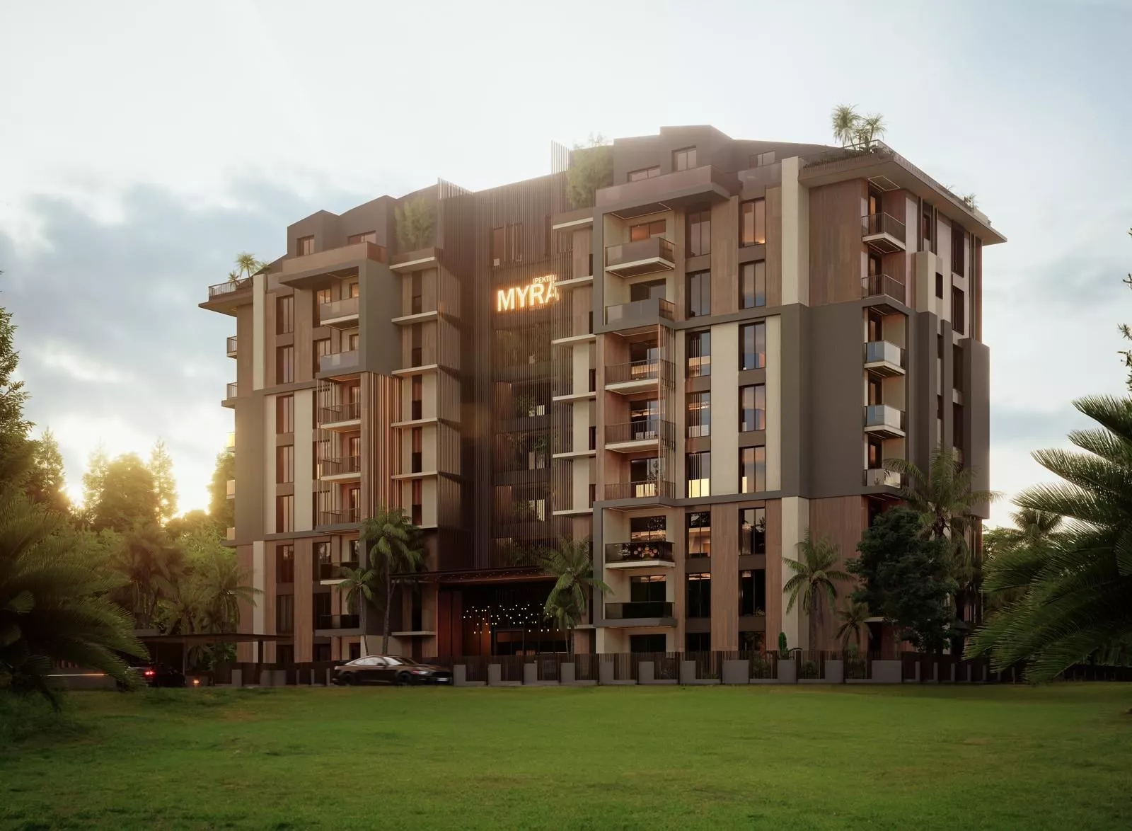 Antalya Aksu Altıntaş’ta Deniz Manzaralı Satılık 1+1, 2+1