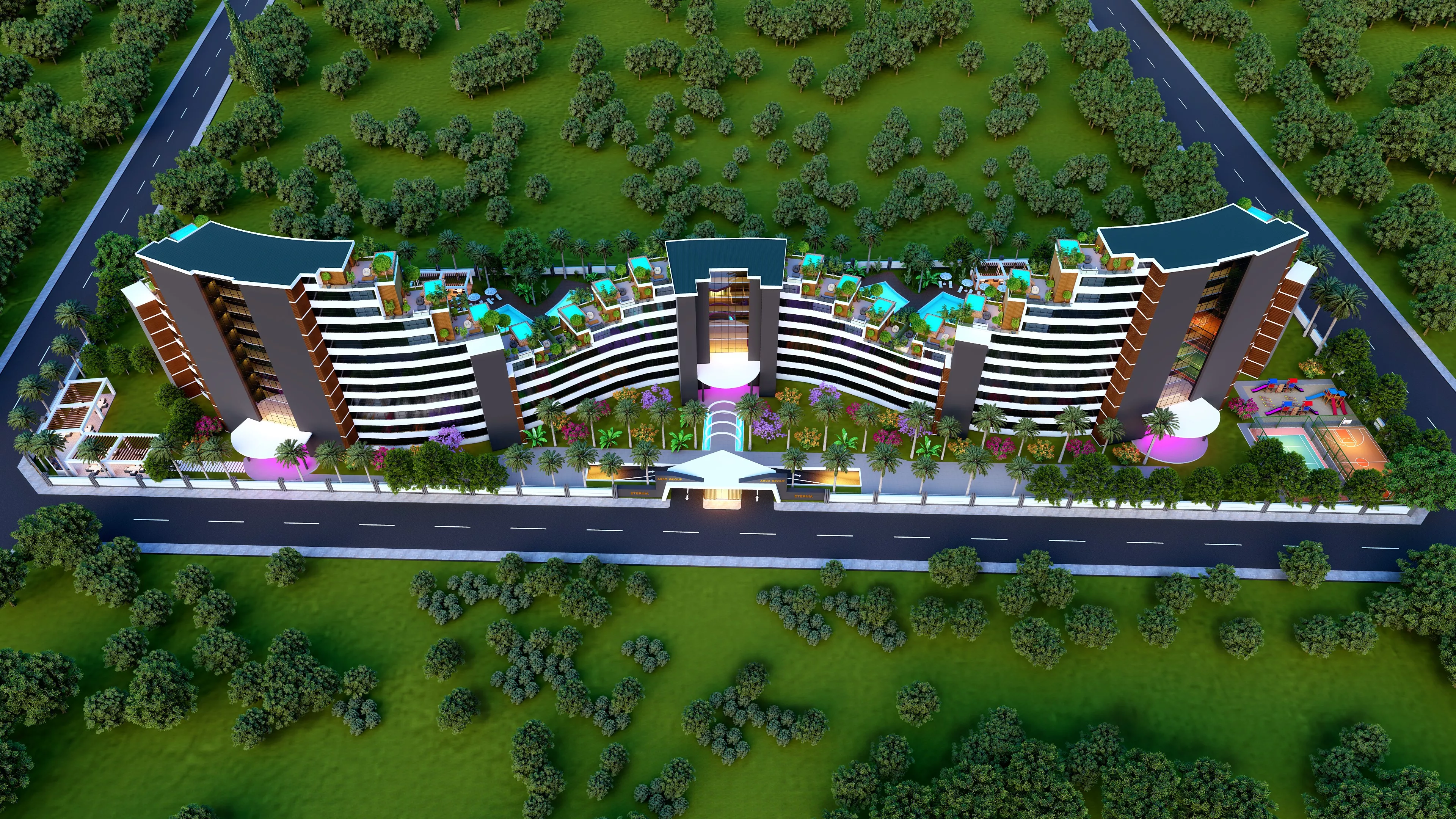 شقق فاخرة للبيع في مجمع إيتيرنيا، أنطاليا - فرصة استثمارية