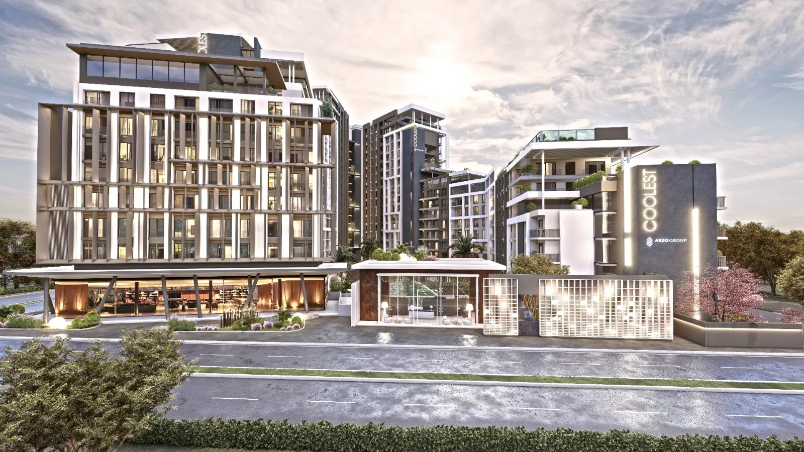 Luxuriöse Wohnungen im COOLEST-Komplex in Antalya Aksu