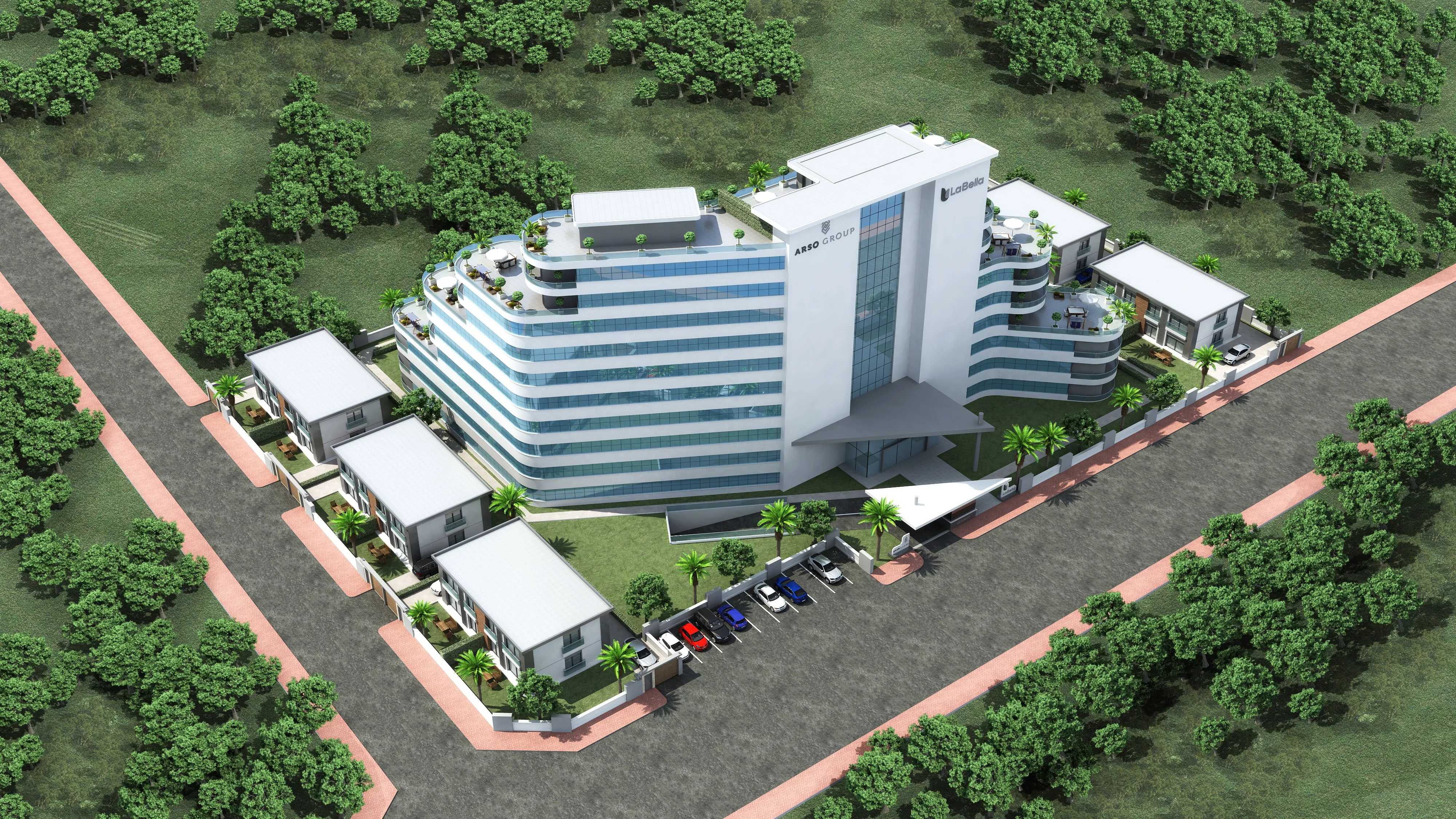 La Bella Sitesi Antalya’da Satılık 1+1 ve 2+1 Daireler