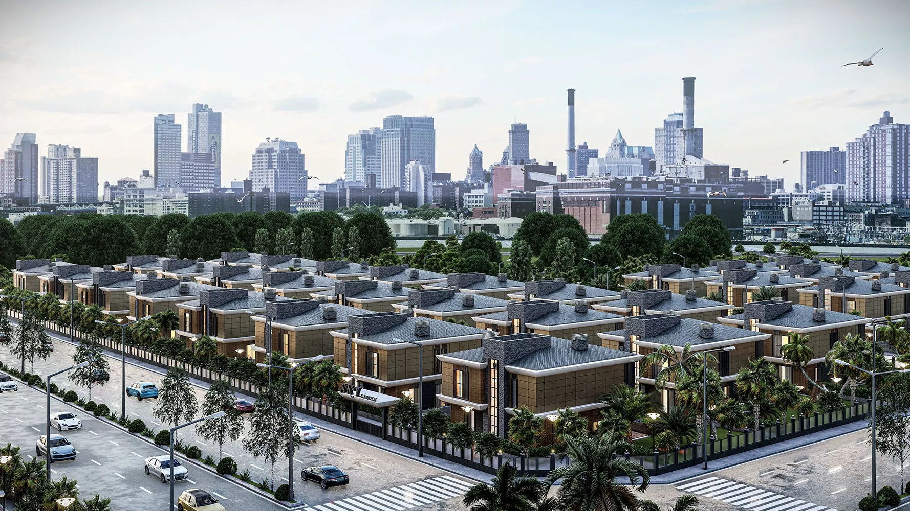 Sky Garden Villa Sitesi, Muratpaşa, Antalya – Lüks Villalar