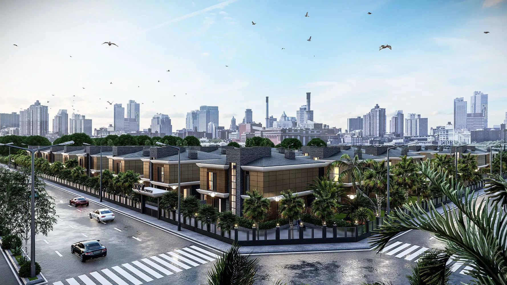 Sky Garden Villa Sitesi, Muratpaşa, Antalya – Lüks Villalar