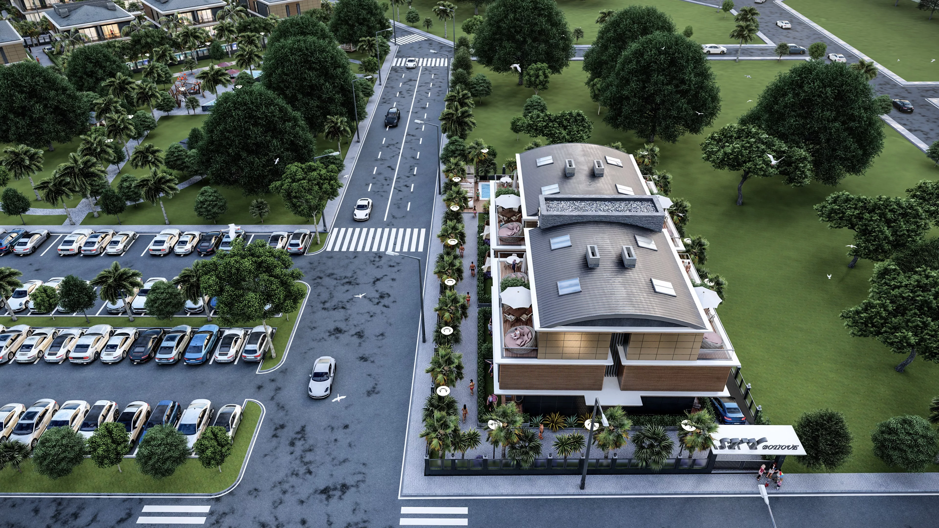 Luxuswohnungen im SKY BOUTIQUE-Komplex in Antalya