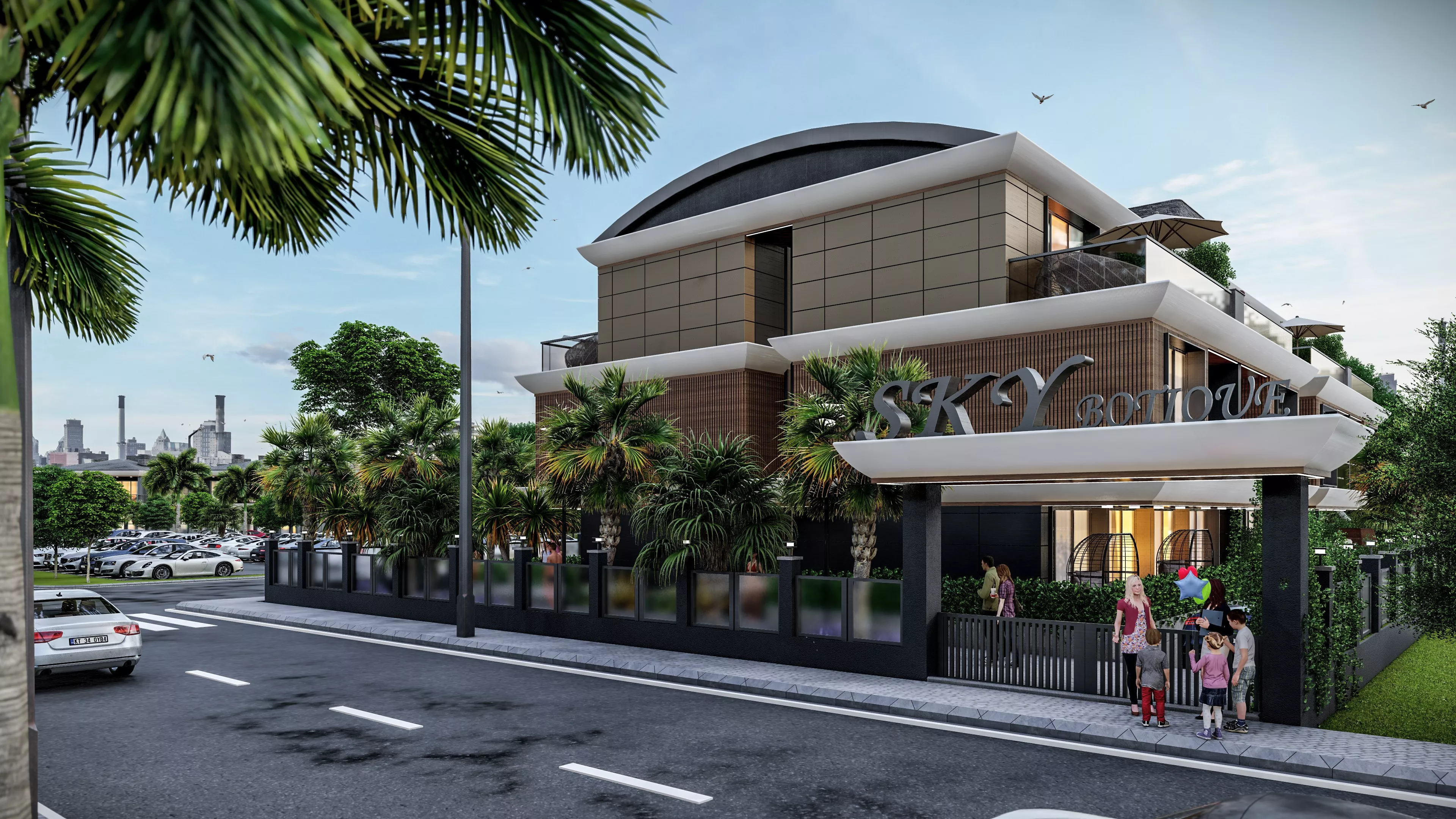 Luxuswohnungen im SKY BOUTIQUE-Komplex in Antalya