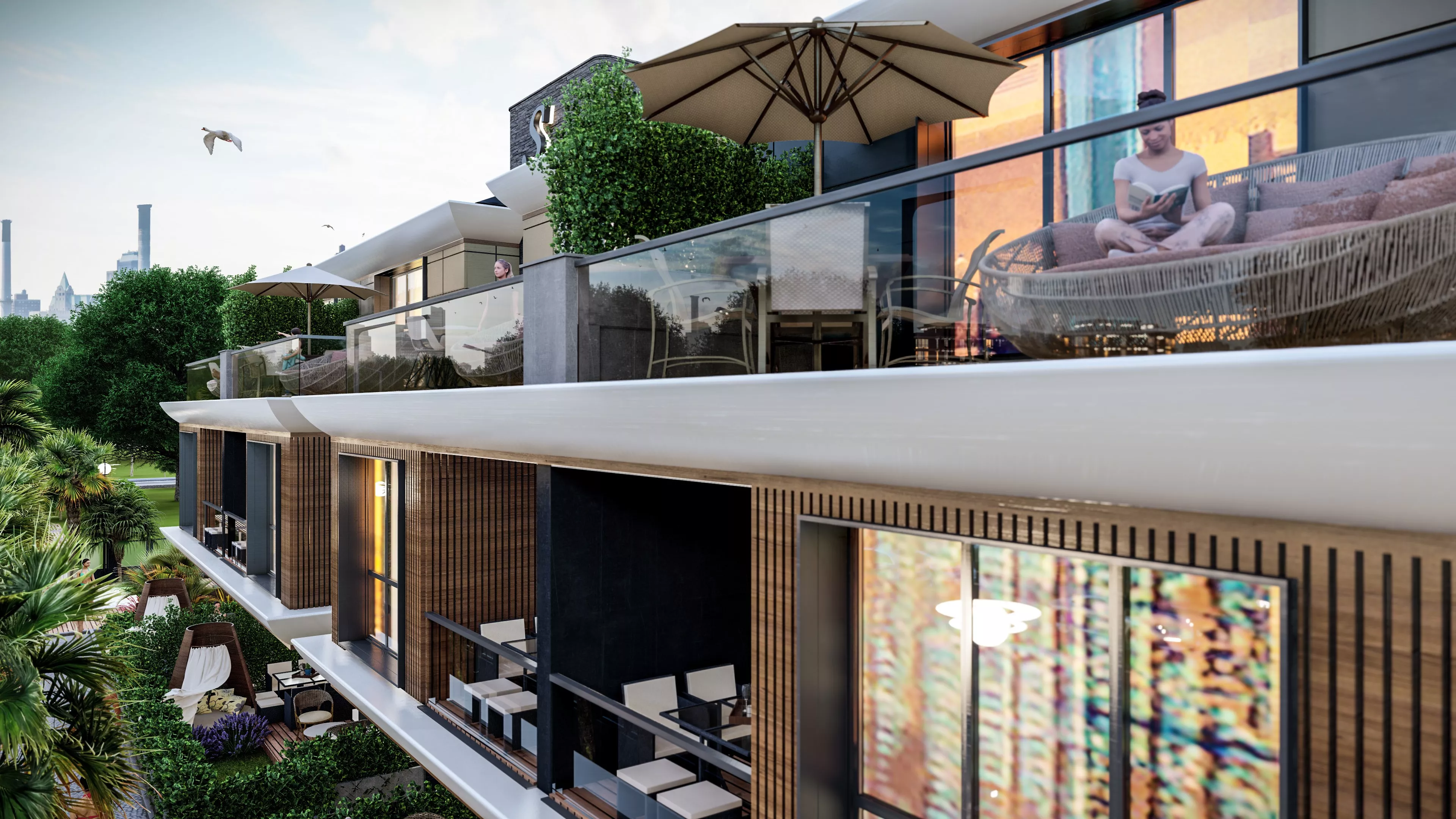 Luxuswohnungen im SKY BOUTIQUE-Komplex in Antalya