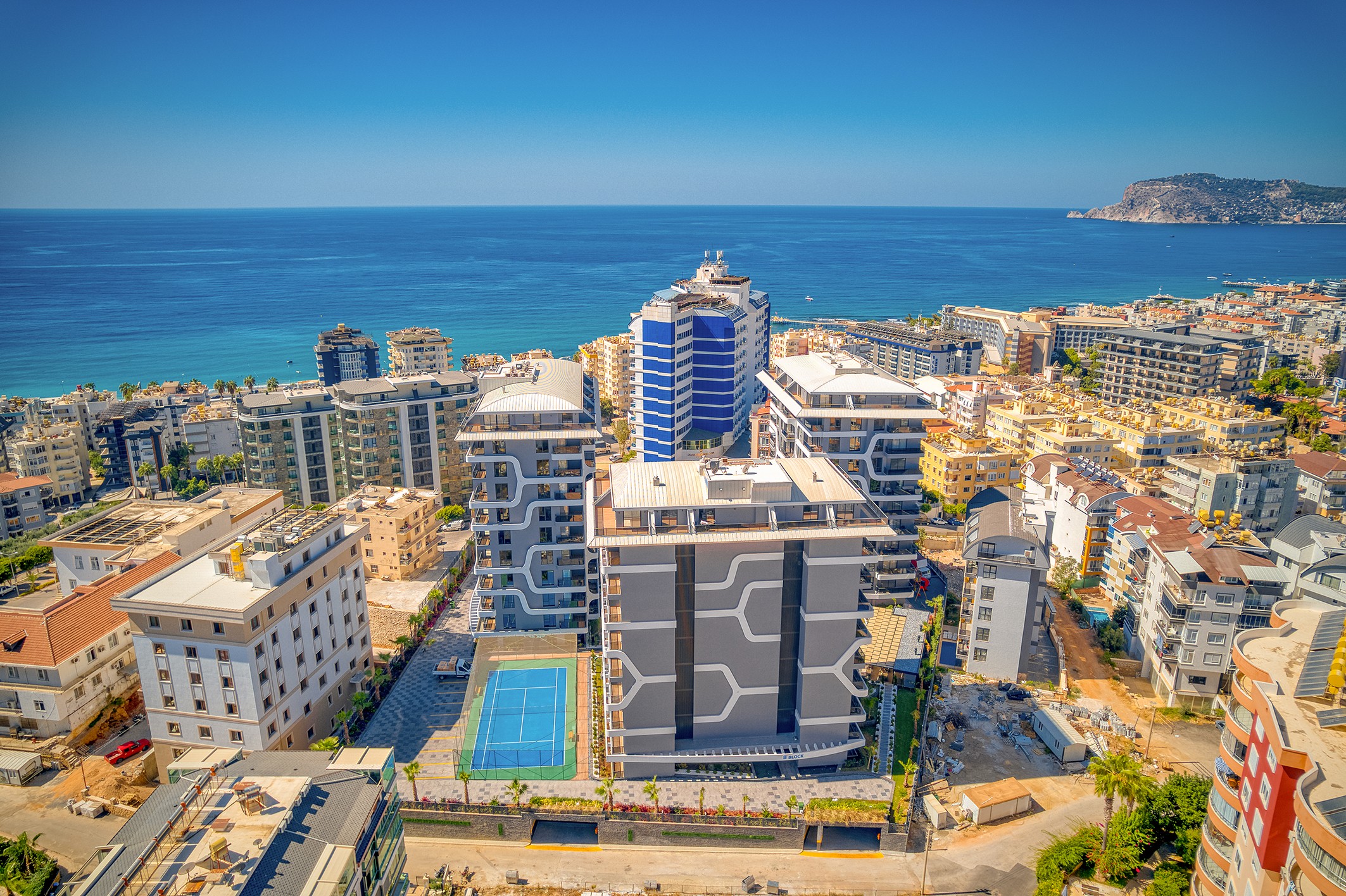 شقة 1+1 للبيع في ألانيا توسمور مع راحة العطلات