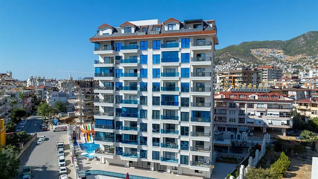 1+1 Wohnung zum Verkauf im Zentrum von Alanya Zentrum