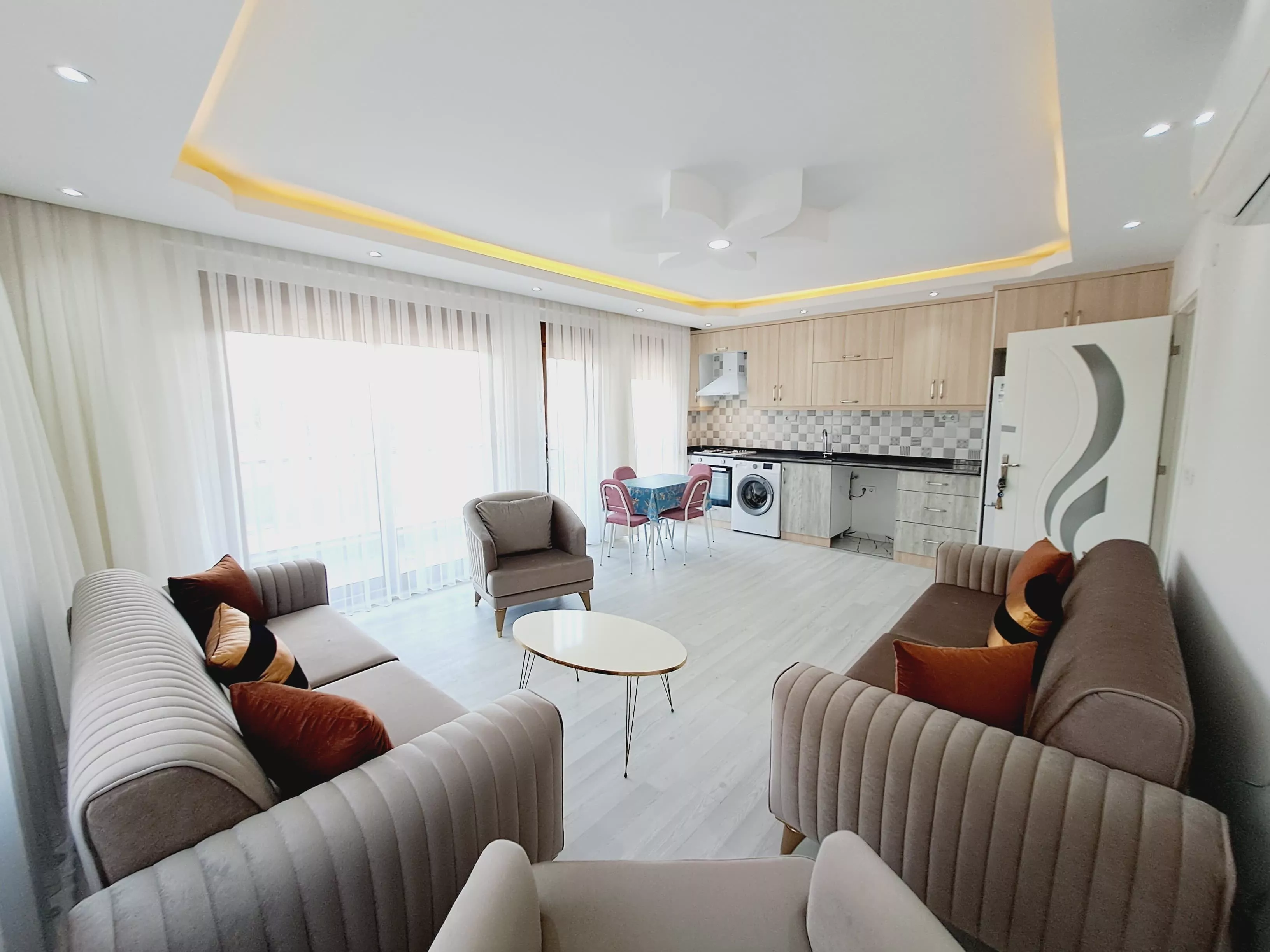 Modern 2+1 Furnished Flat for Sale in Antalya Gazipasa