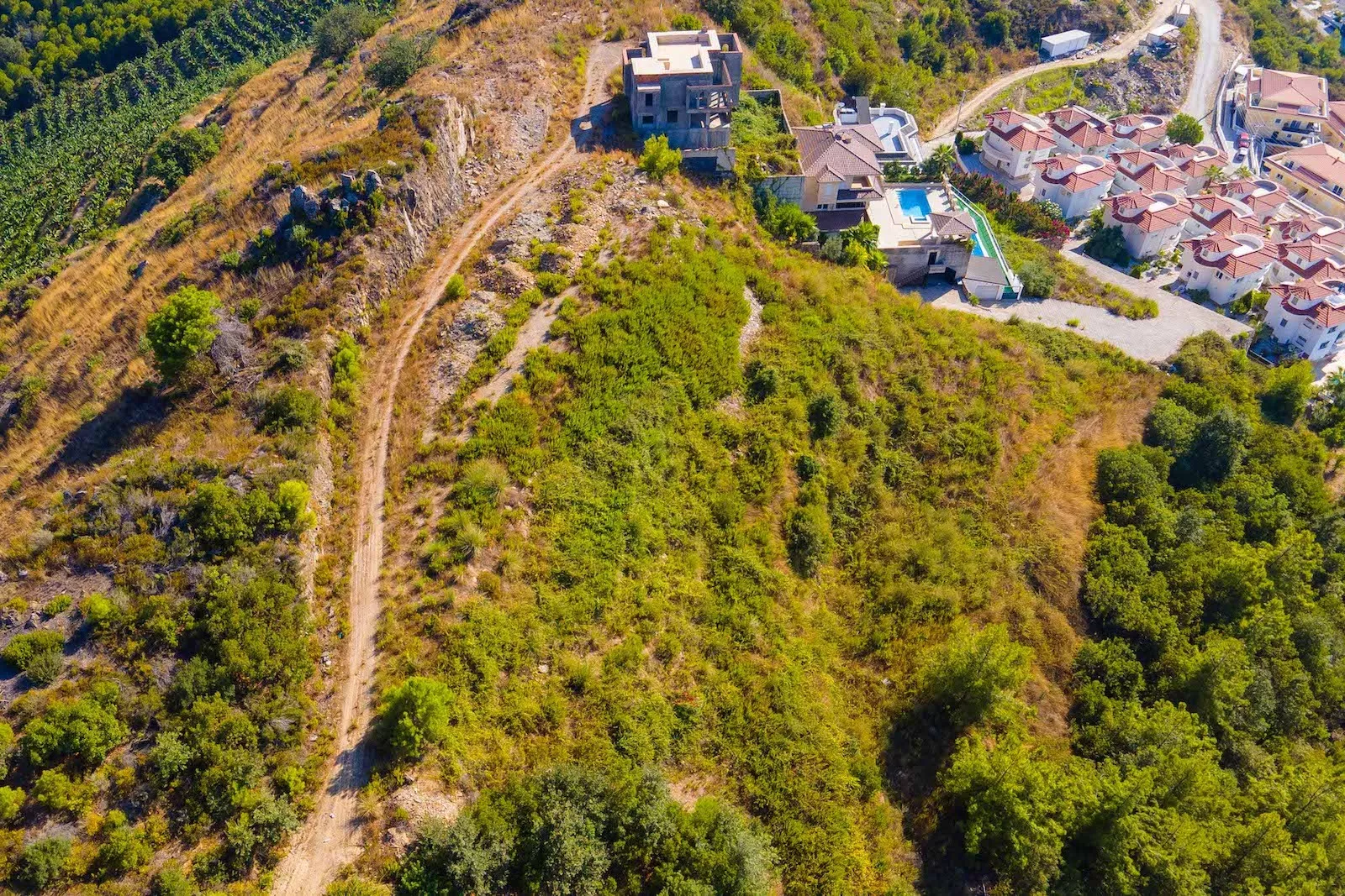 Alanya Kargıcak’ta Deniz ve Doğa Manzaralı Satılık Arsa