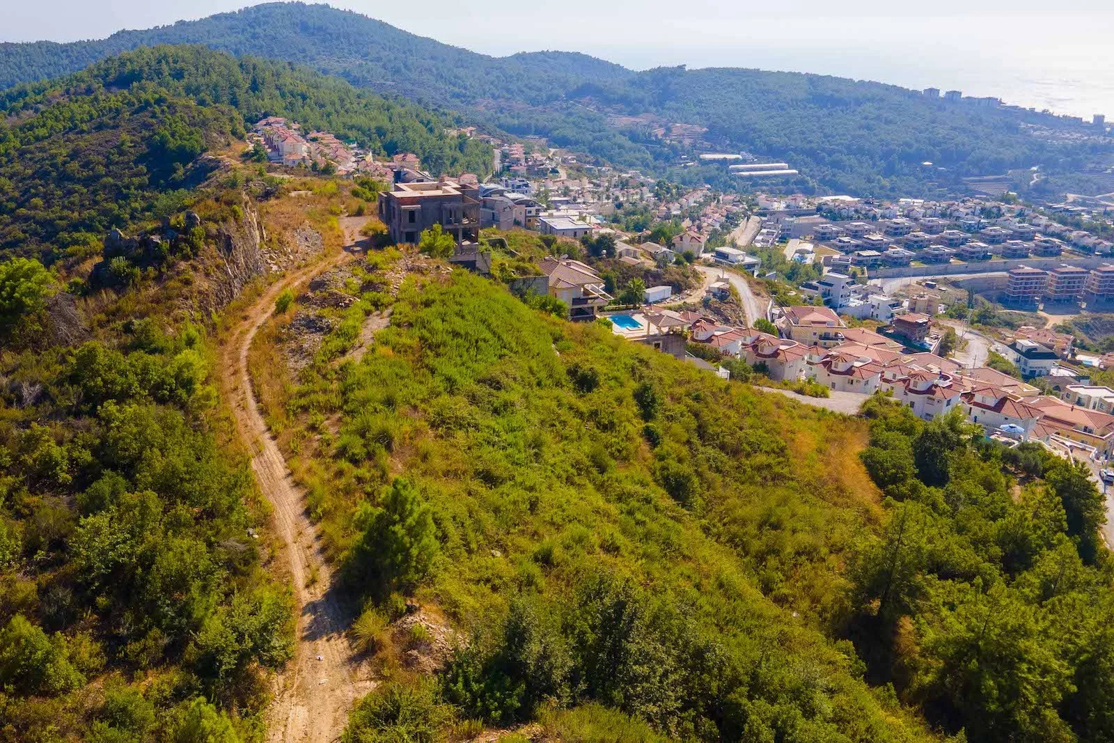 Alanya Kargıcak’ta Deniz ve Doğa Manzaralı Satılık Arsa