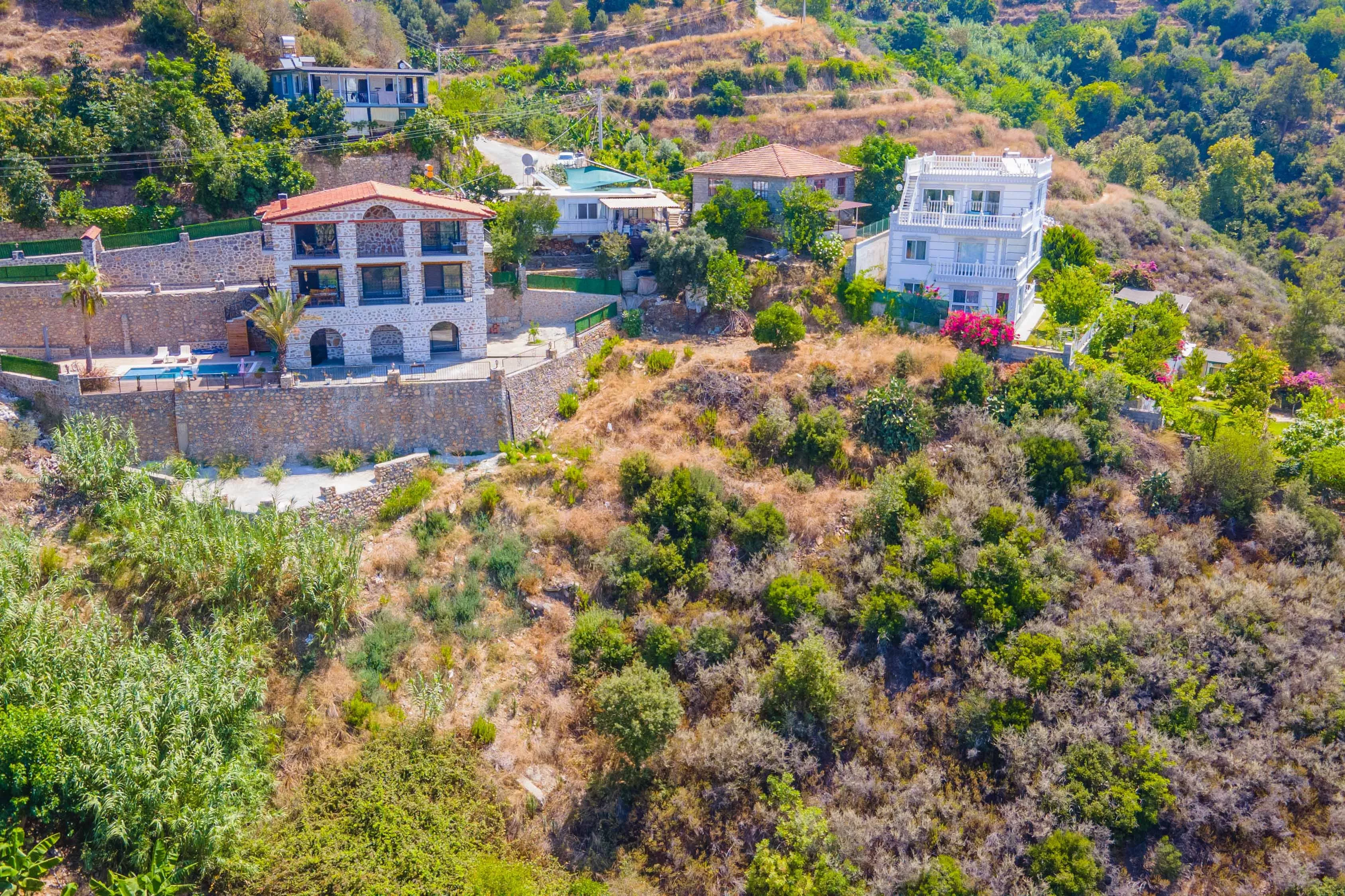 Land with Villa Permit for Sale in Alanya, Kargıcak