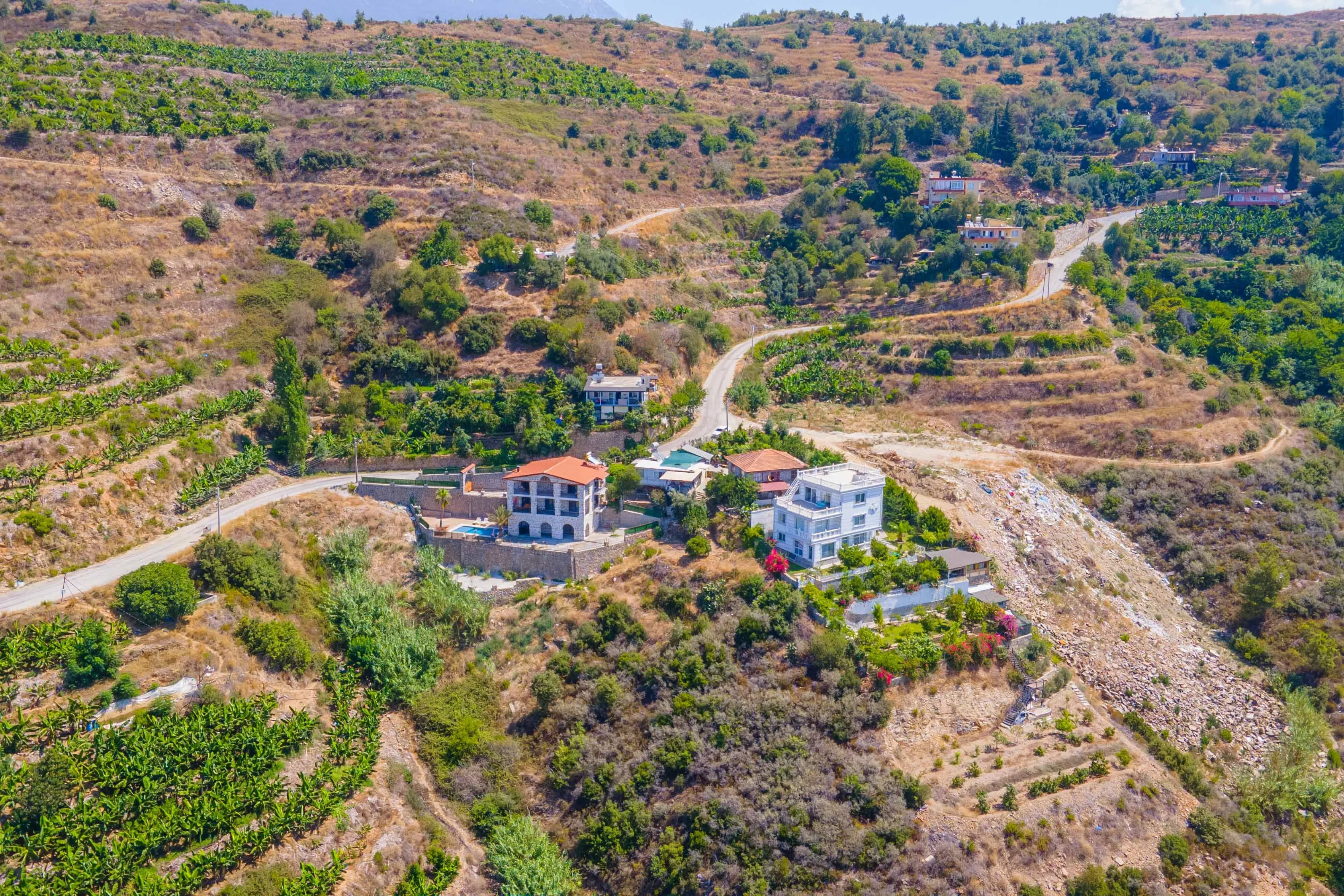 Land with Villa Permit for Sale in Alanya, Kargıcak