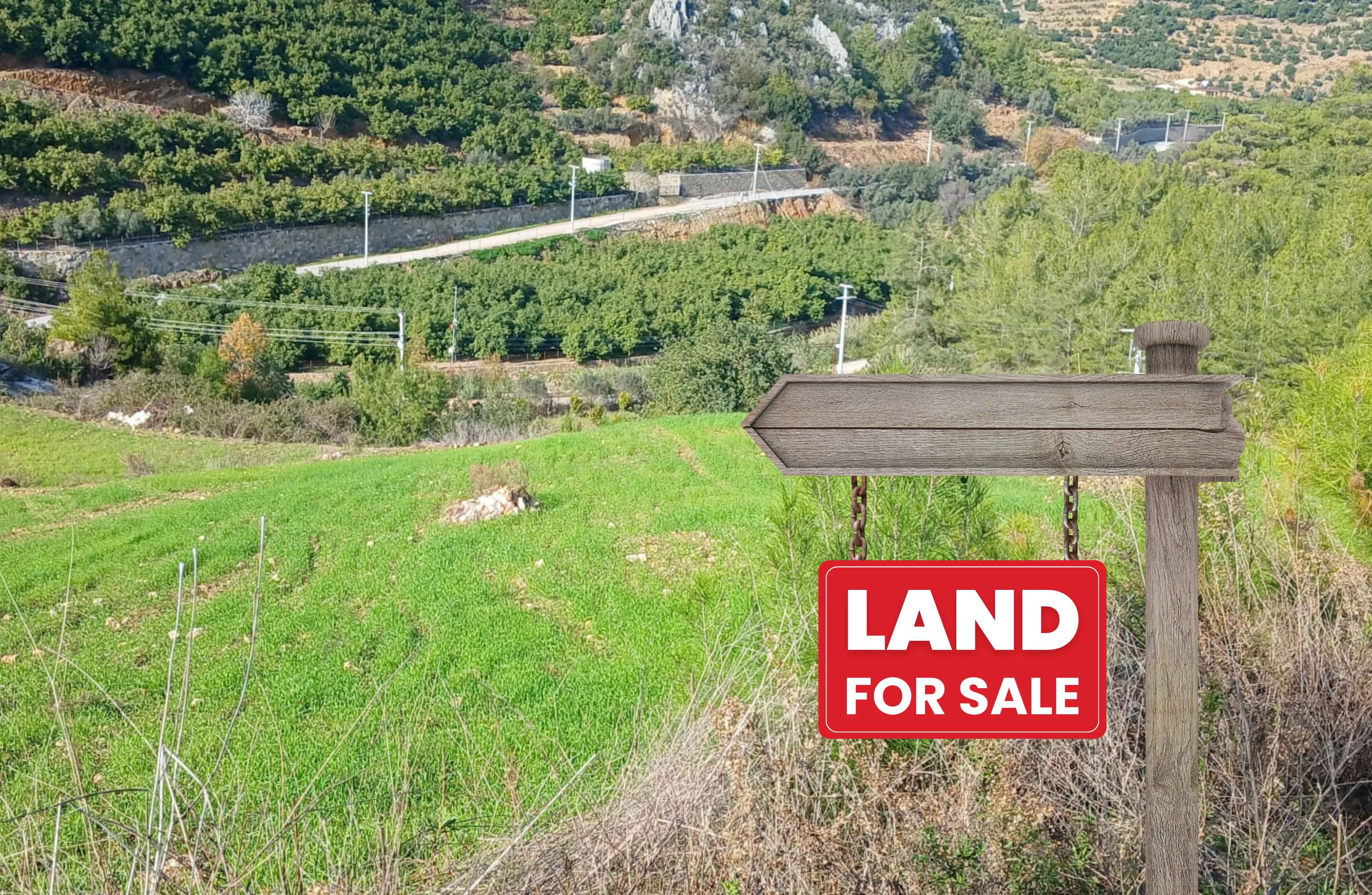 Продается земельный участок площадью 9000 м² Алания Газипаша