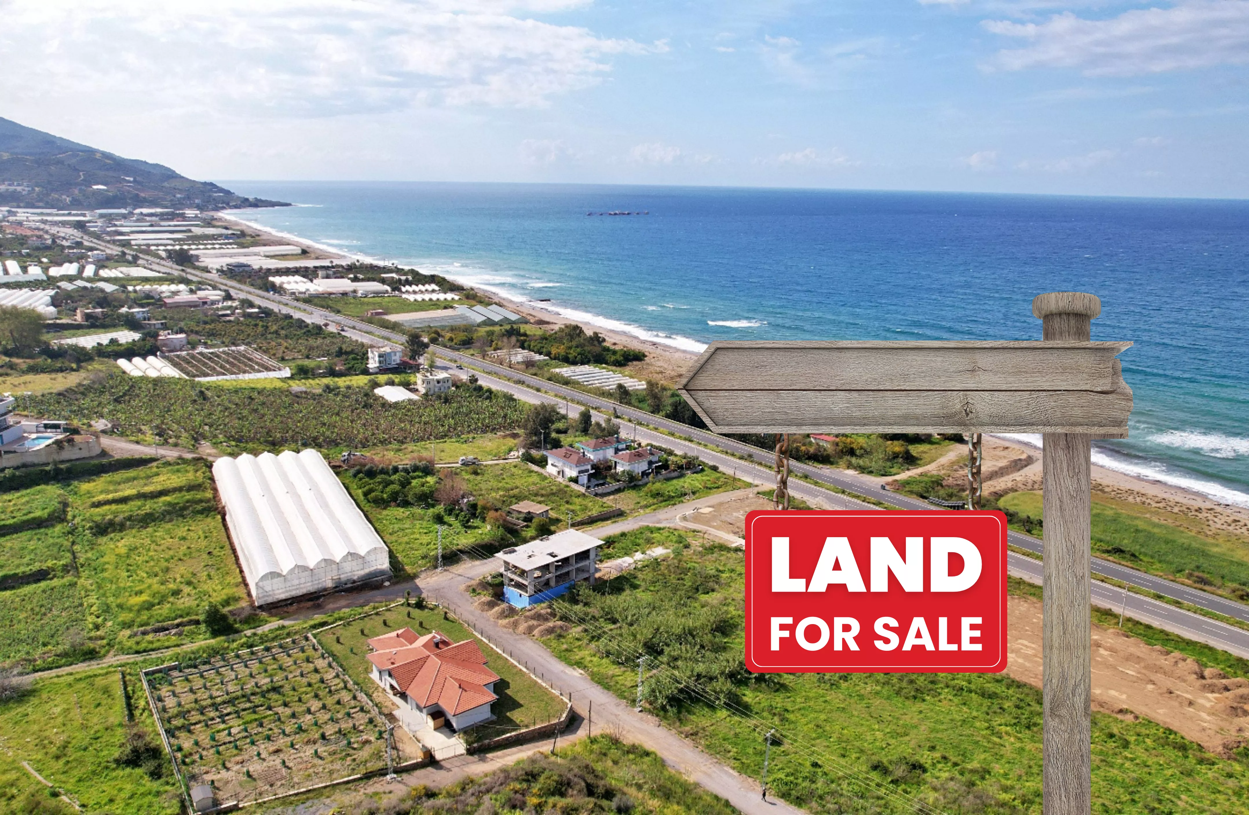 Земельный участок под строительство виллы Алания Кешефли