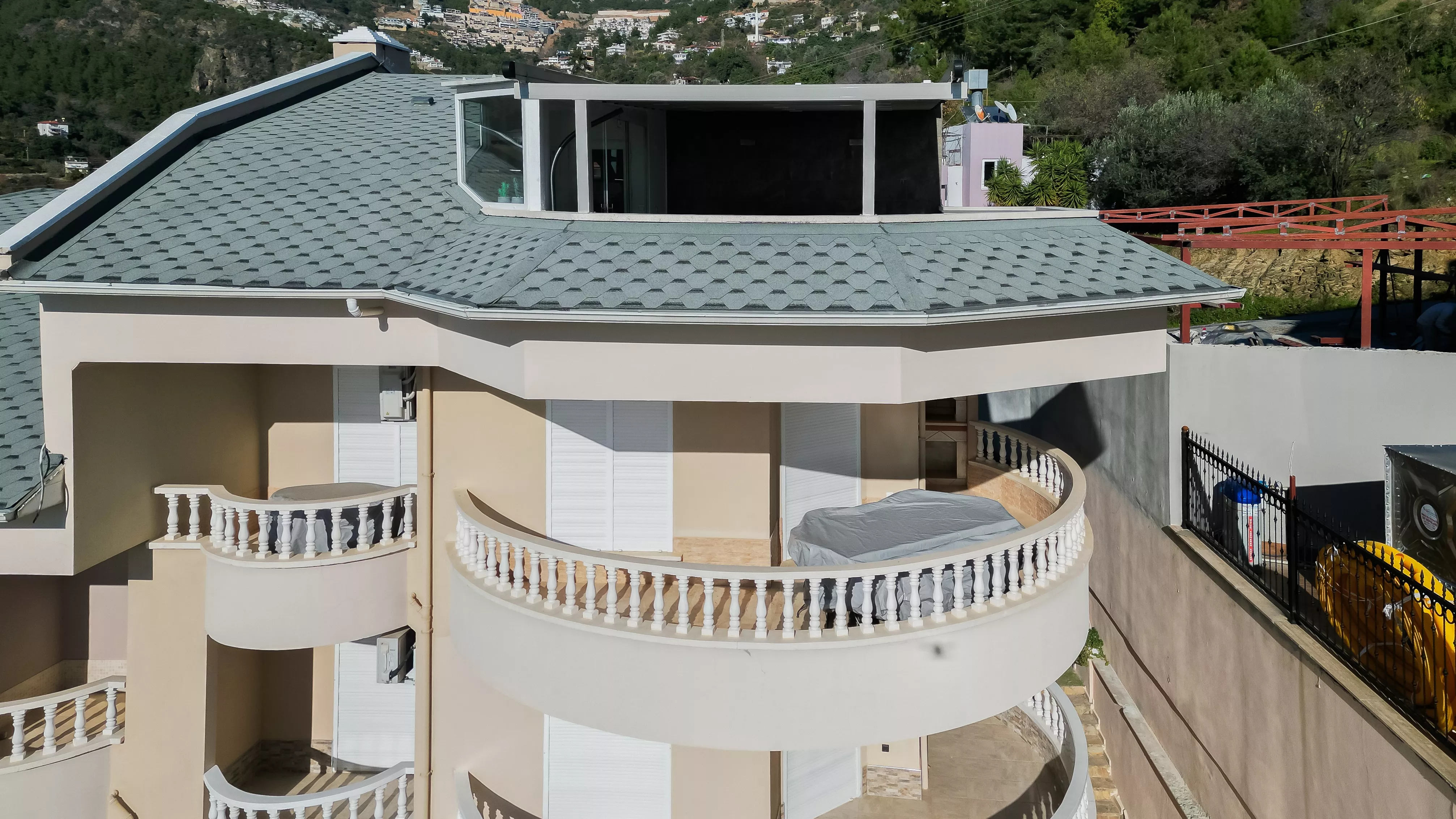 Satılık 3+1 Deniz Manzaralı Geniş Eşyalı Daire - Tepe Alanya