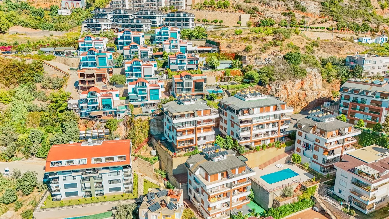 Satılık Deniz Manzaralı 4+1 Bahçe Dubleks Daire - Alanya
