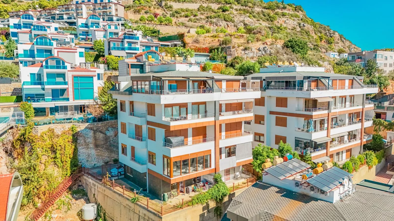 Satılık Deniz Manzaralı 4+1 Bahçe Dubleks Daire - Alanya