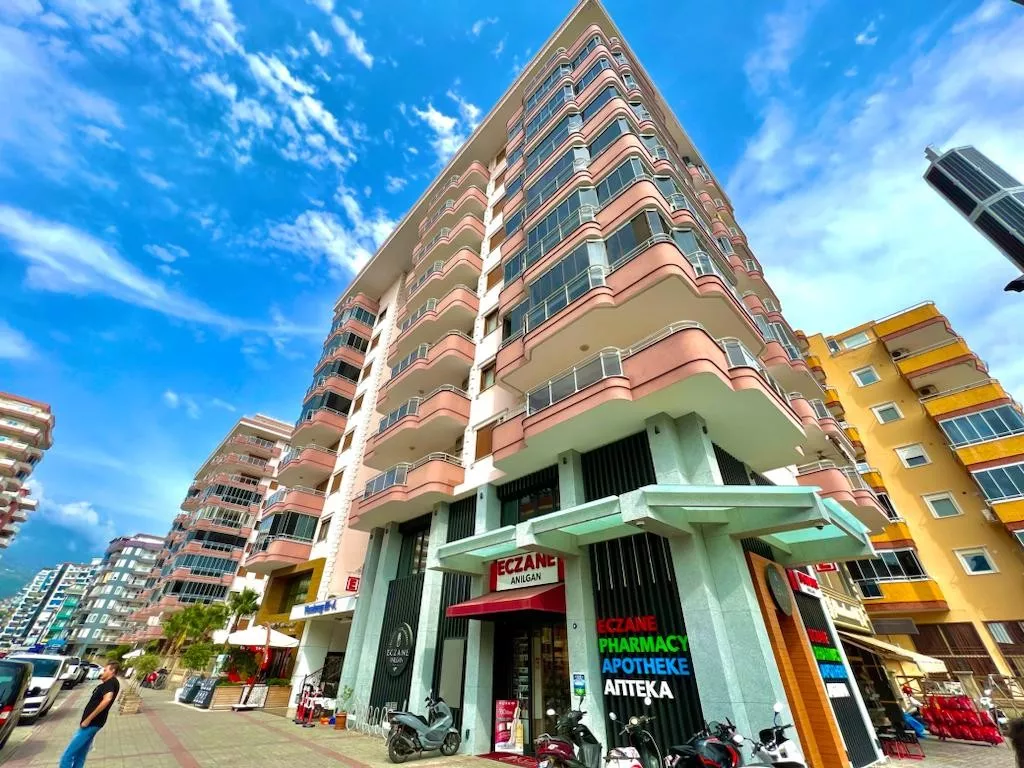 2+1 Deniz Manzaralı Eşyalı Satılık Daire - Alanya Mahmutlar