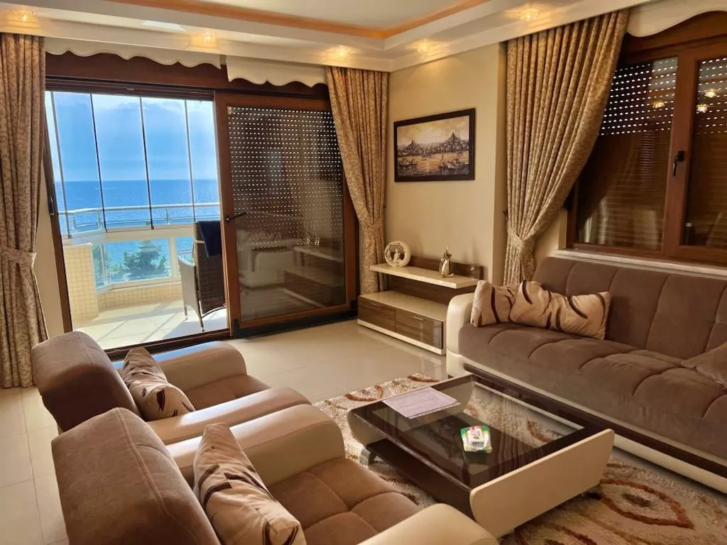 2+1 Deniz Manzaralı Eşyalı Satılık Daire - Alanya Mahmutlar