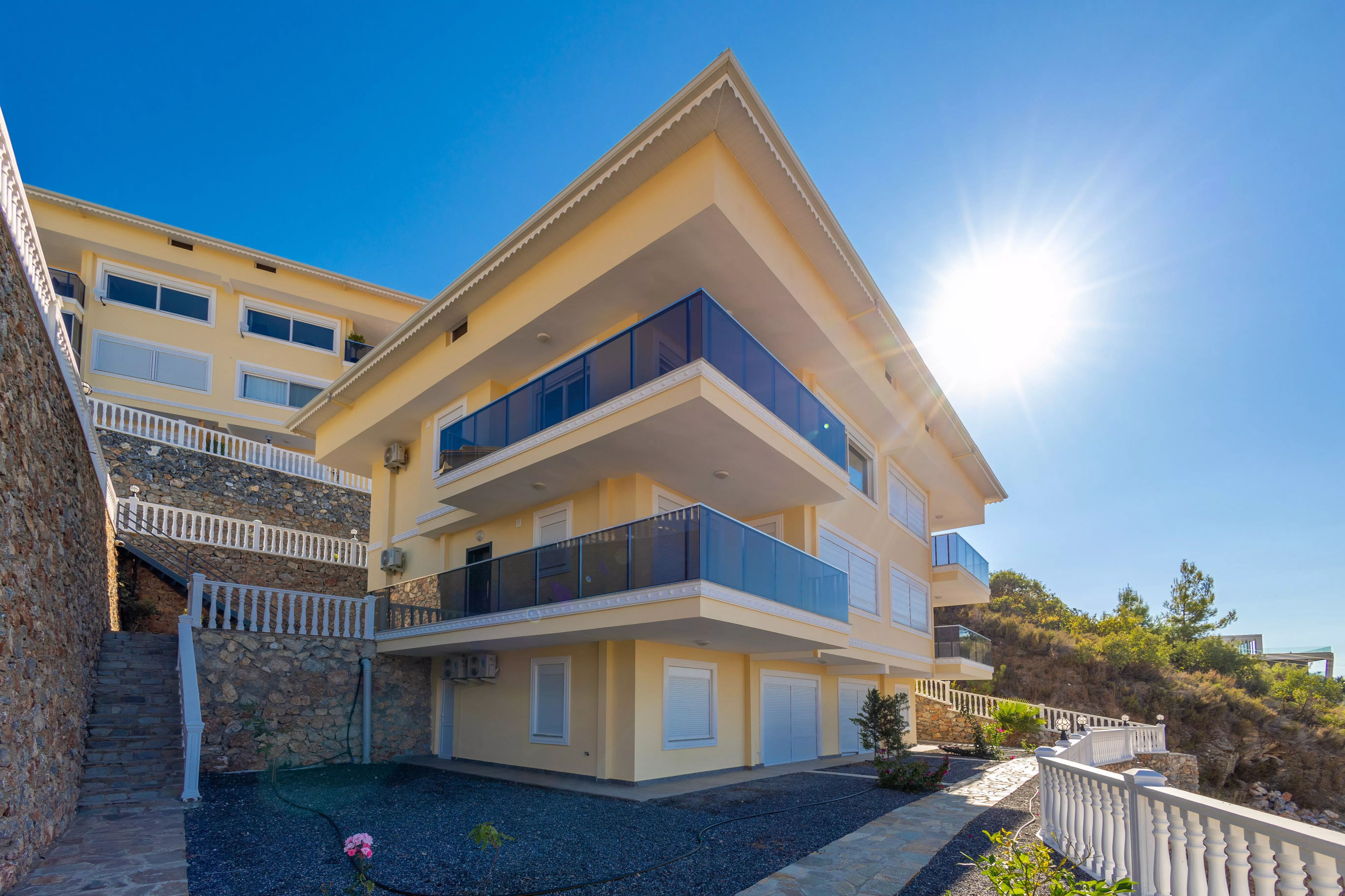 Sea View Panorama Satılık 3+2 Bahçe Dubleks Alanya Kargıcak