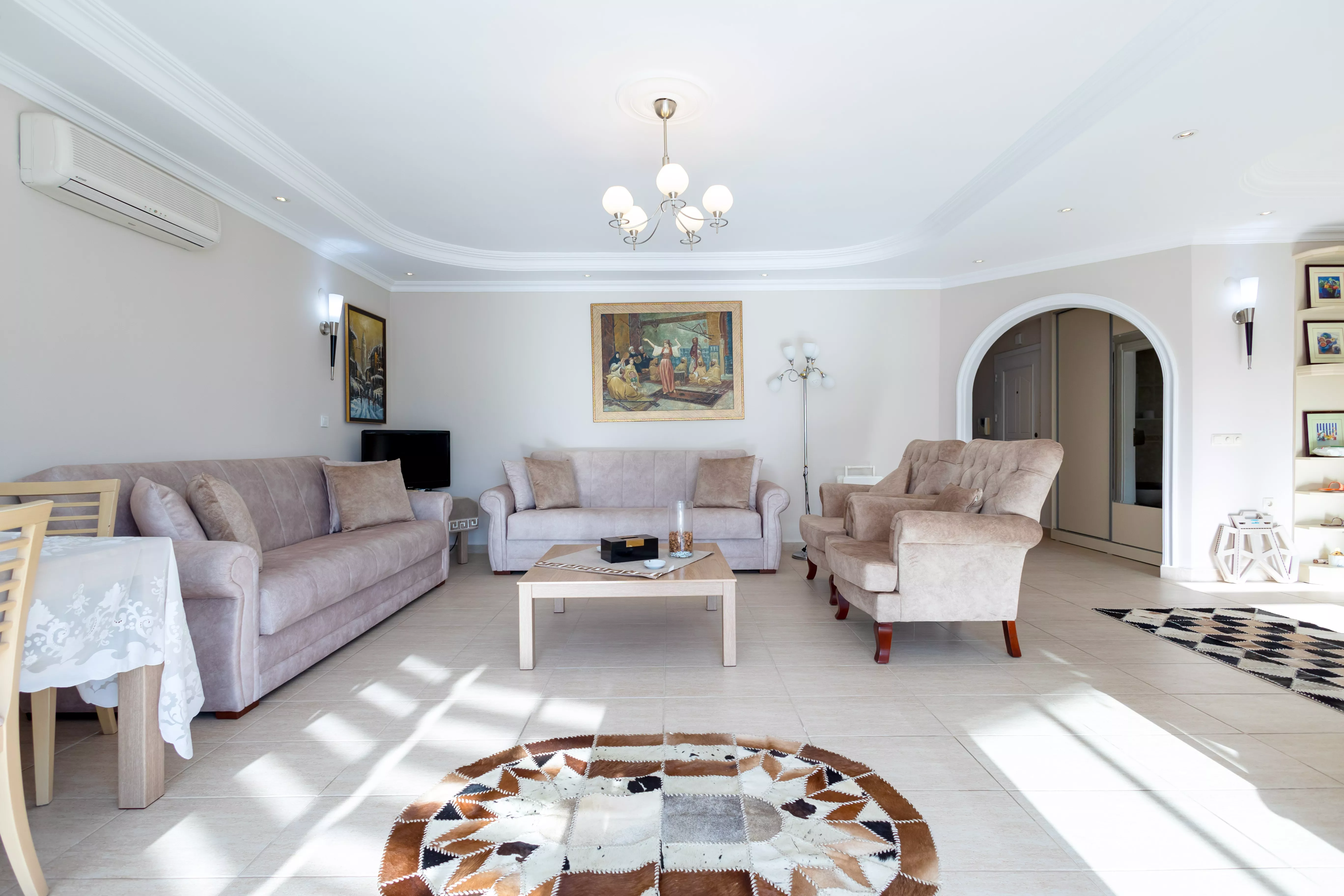 Aktiviteli Sitede Satılık Eşyalı 2+1 Daire Alanya Cikcilli