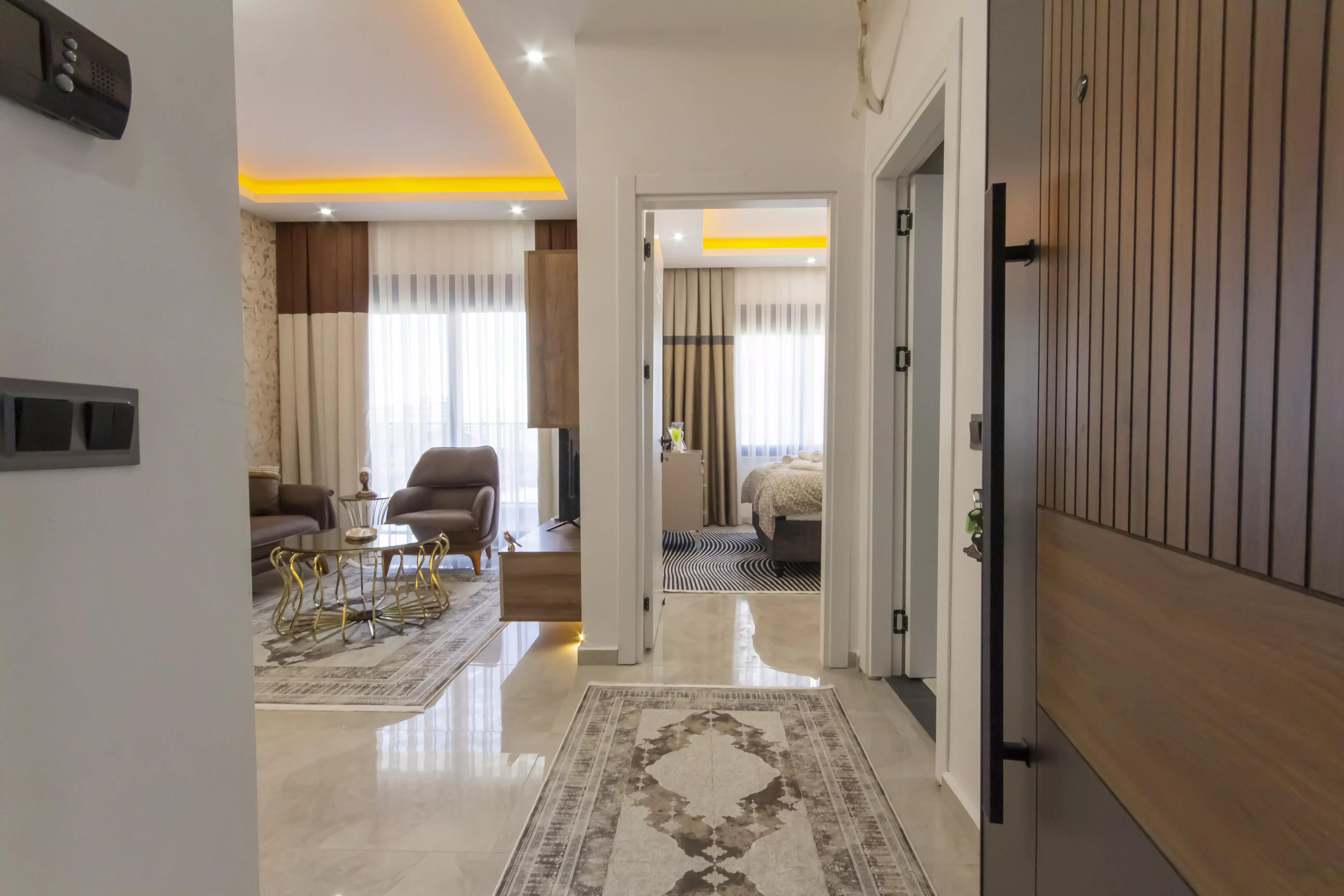 Alanya Mahmutlar Site İçerisinde Satılık Yeni 1+1 Daire