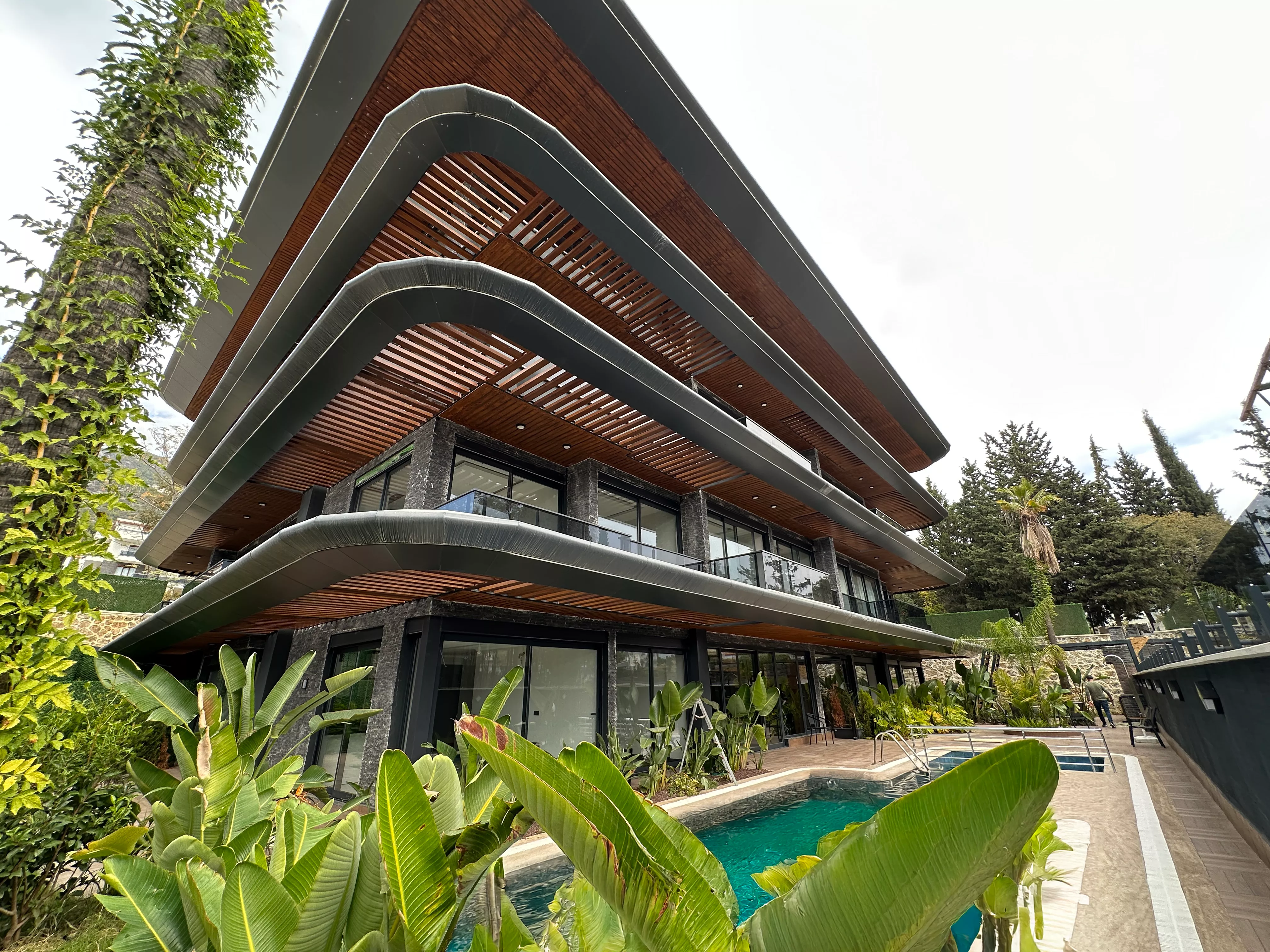 Aktiviteli Satılık Sıfır Modern 1+1 Daire - Alanya Hasbahçe