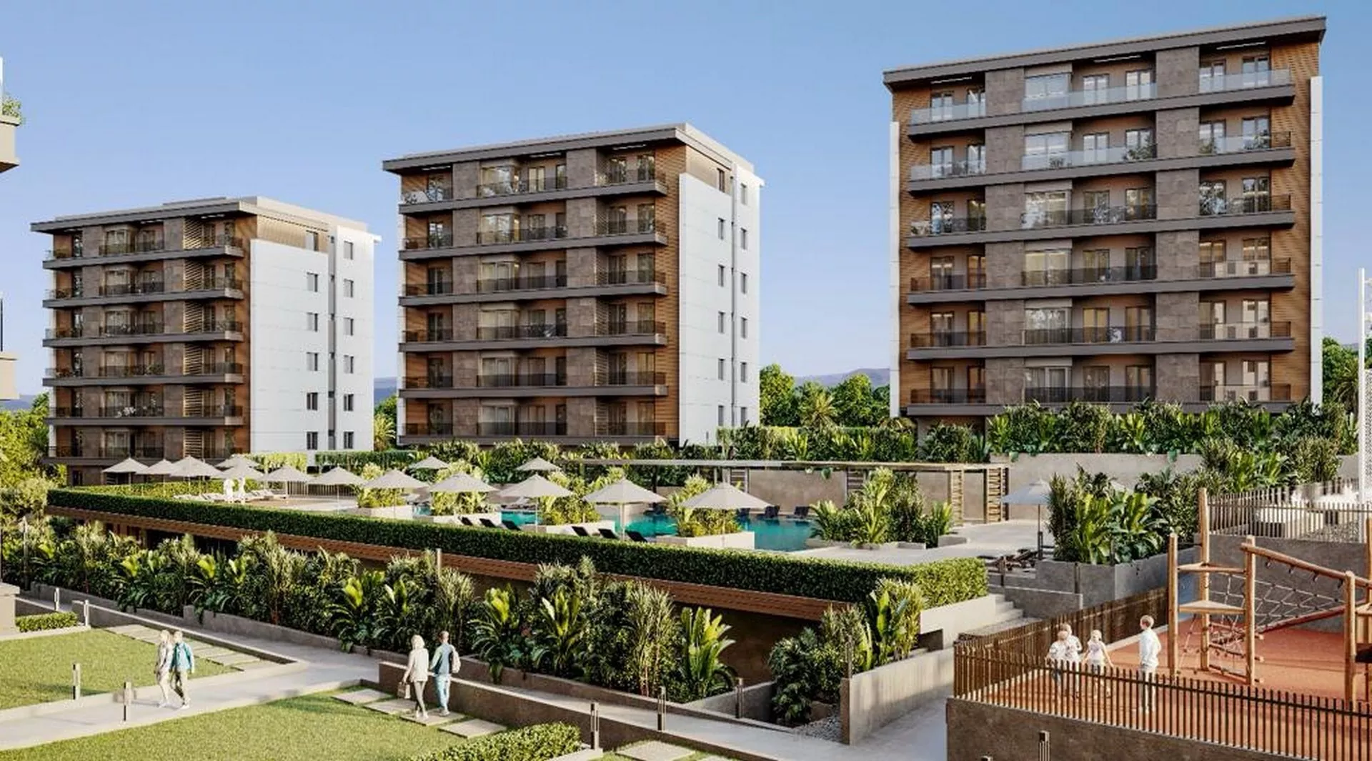 شقق فاخرة للبيع في أنطاليا/كيبيز بمساحات مختلفة وأسعار جيدة