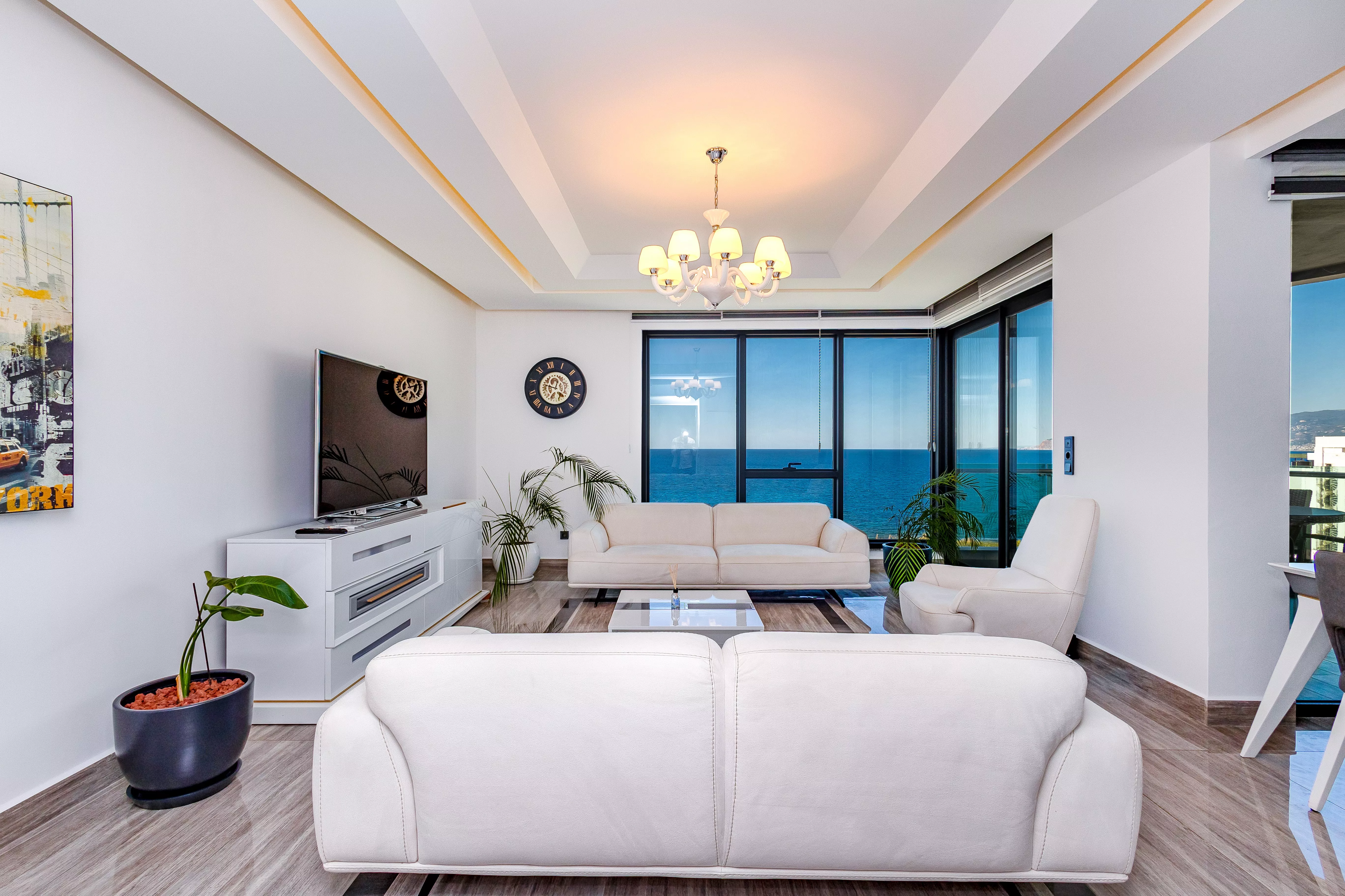 Satılık Denize Sıfır 3+1 Eşyalı Lüks Daire - Alanya Kargıcak