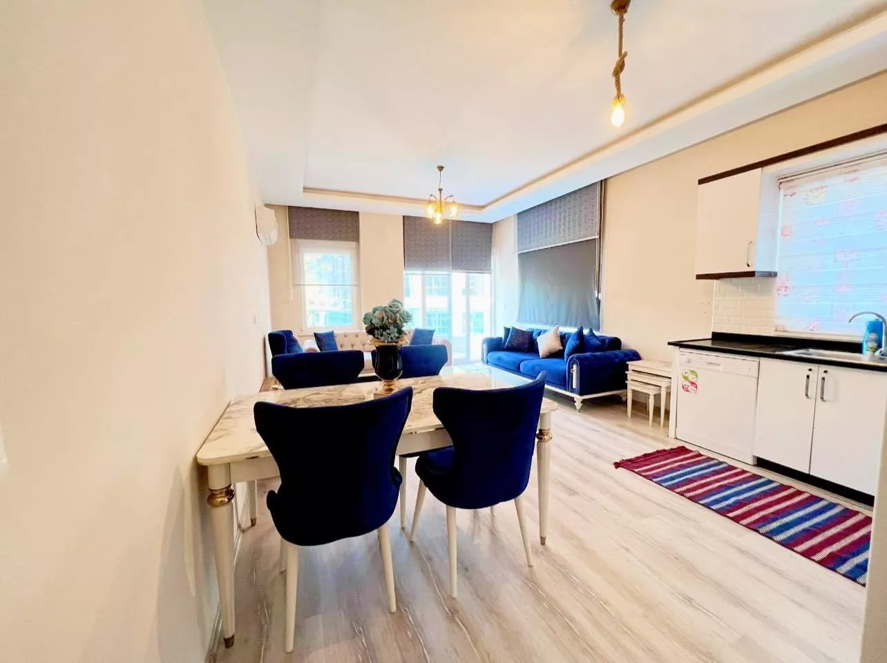 Denize Yakın, Eşyalı 2+1 Geniş Daire – Alanya Mahmutlar