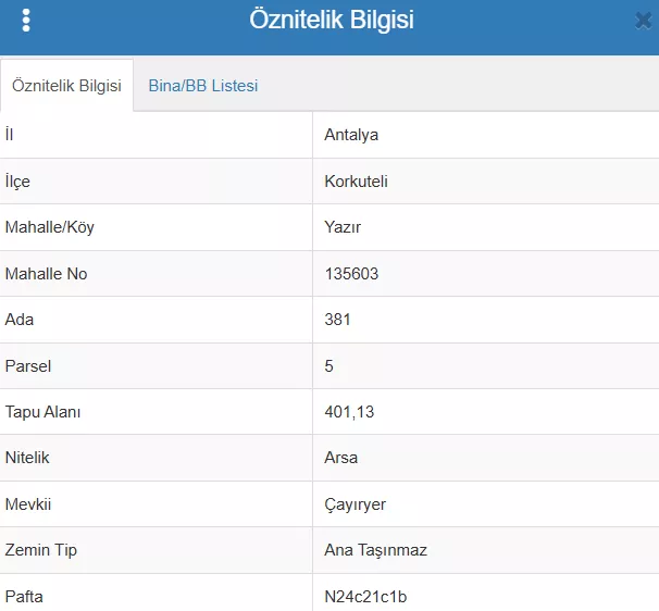 Antalya Korkuteli Yazır’da Satılık İki İmarlı Konut Arsası