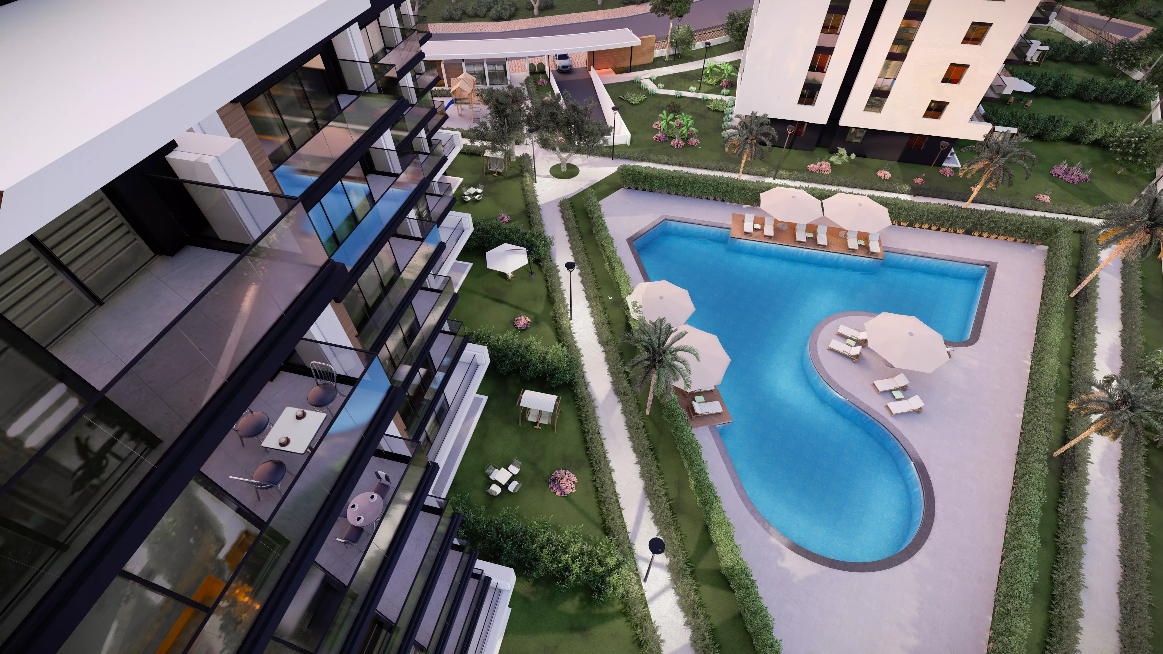 Antalya Masa Dağı’nda Konforlu Satılık 3+1 ve 4+1  Daireler