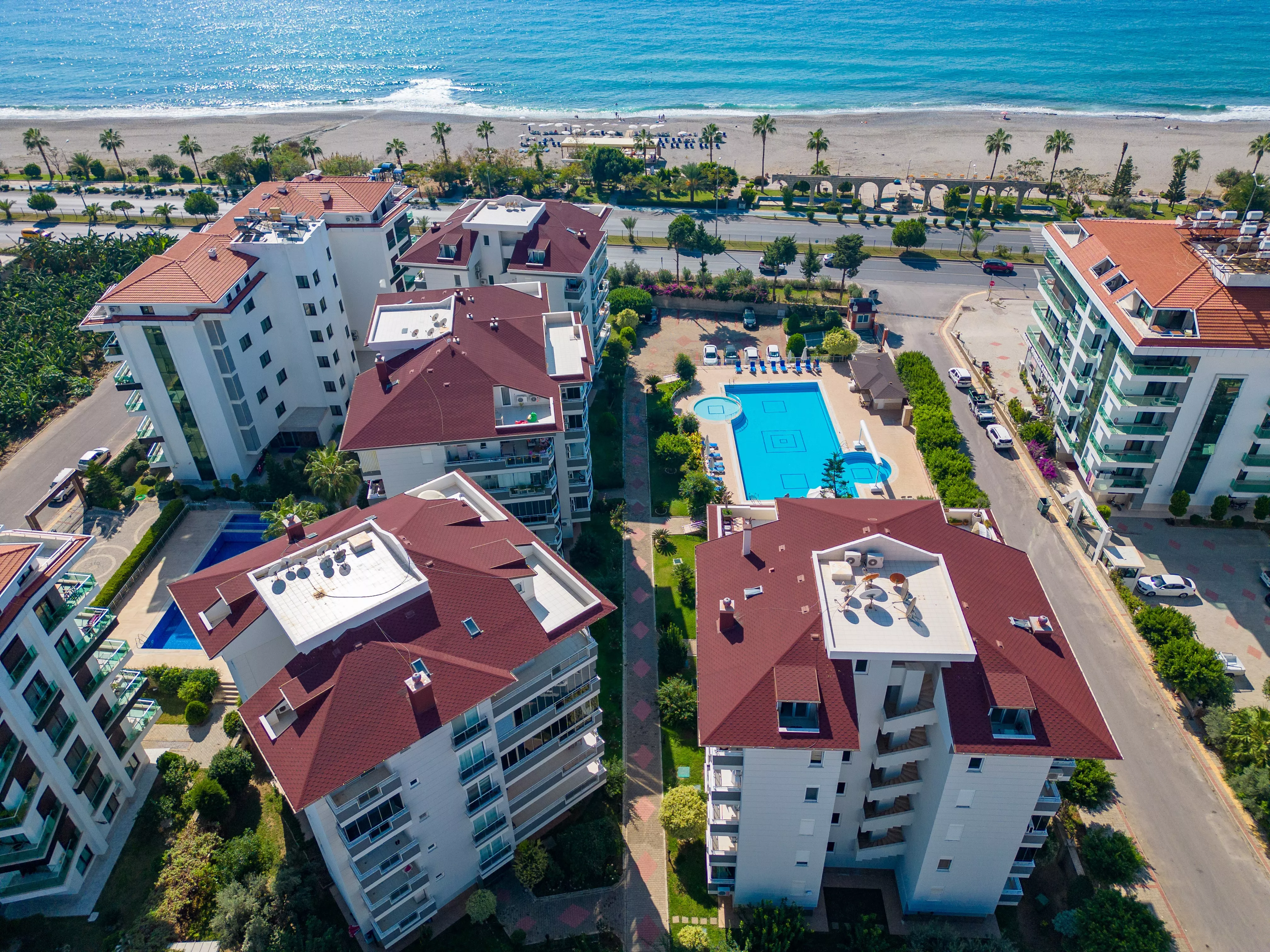 Satılık Deniz Manzaralı Full Eşyalı 2+1 Daire Alanya Kestel