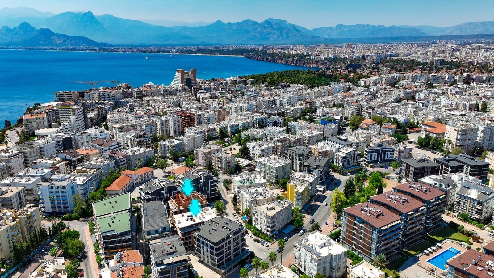 Antalya Muratpaşa Zerdalilik Satılık 2+1 Daire Denize Yakın