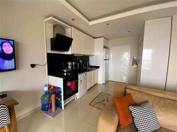 Denize 50 m  Mesafede Satılık 1+1 Daire - Alanya Kestel